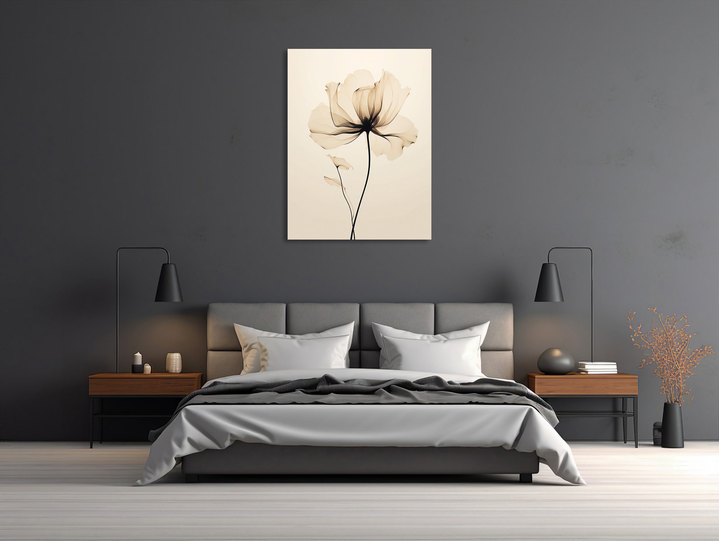 Sepia Floral