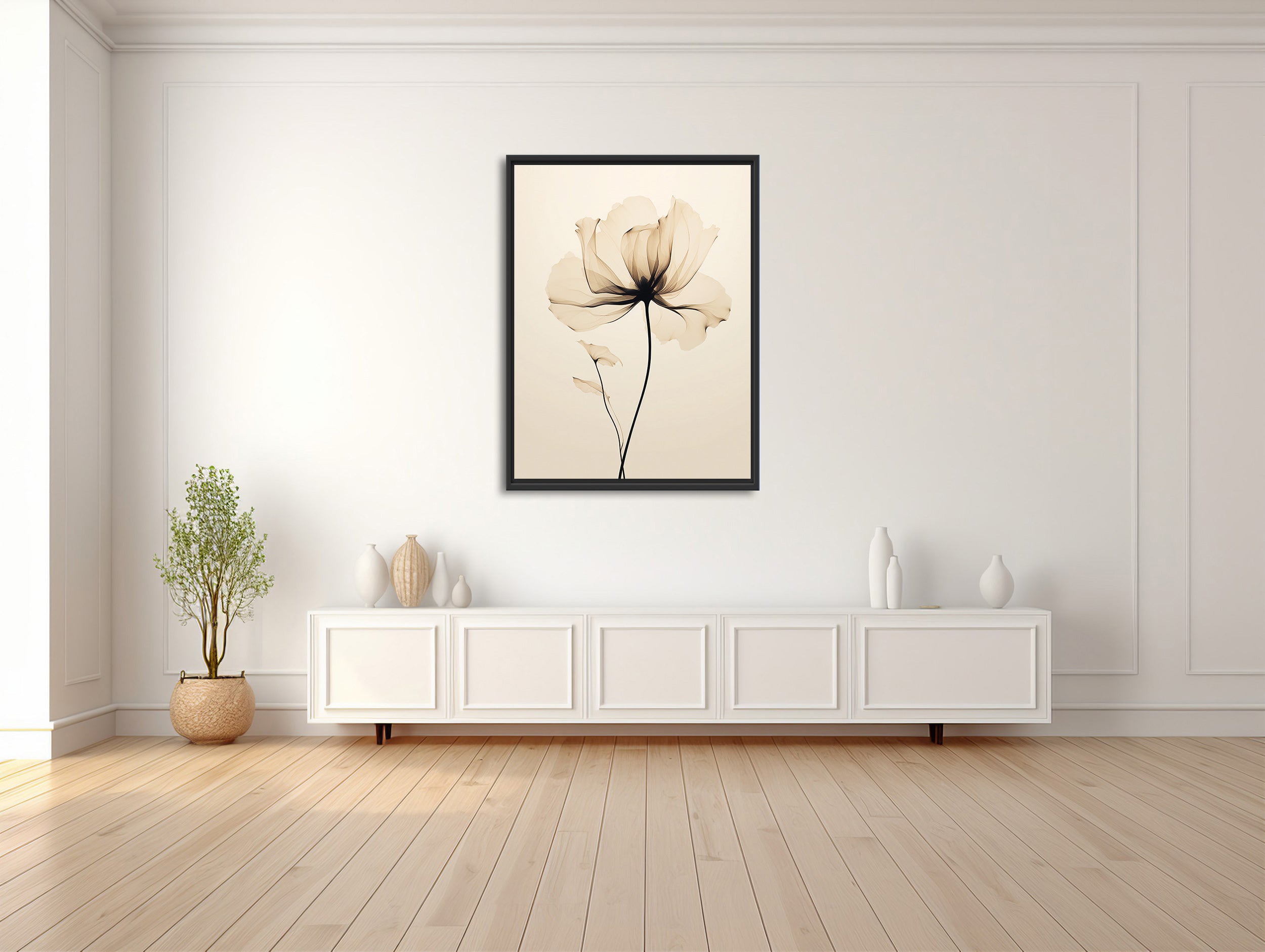 Sepia Floral