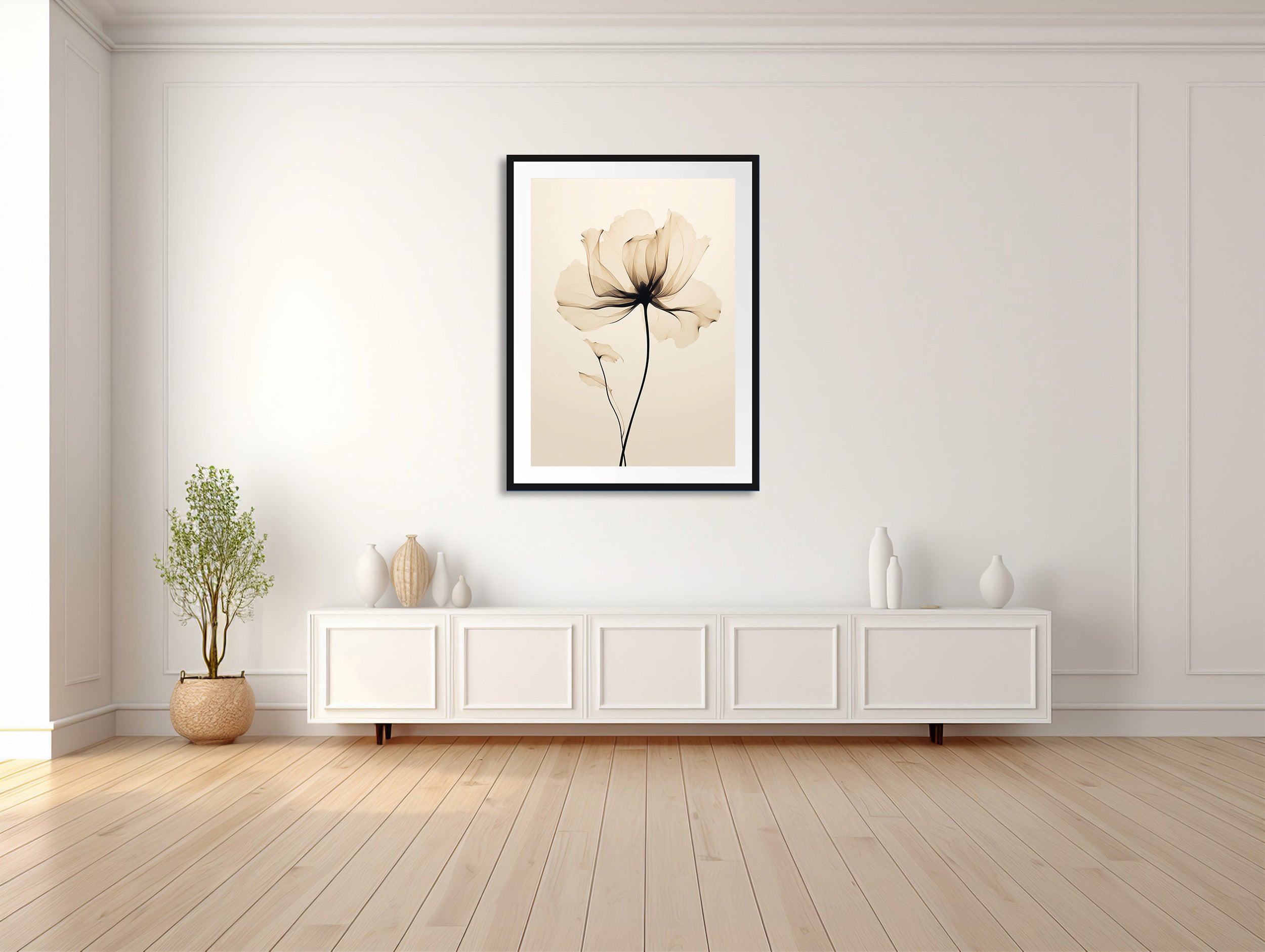 Sepia Floral