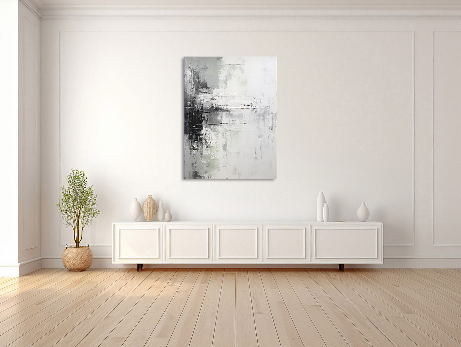 Moderne Eleganz in Monochrom