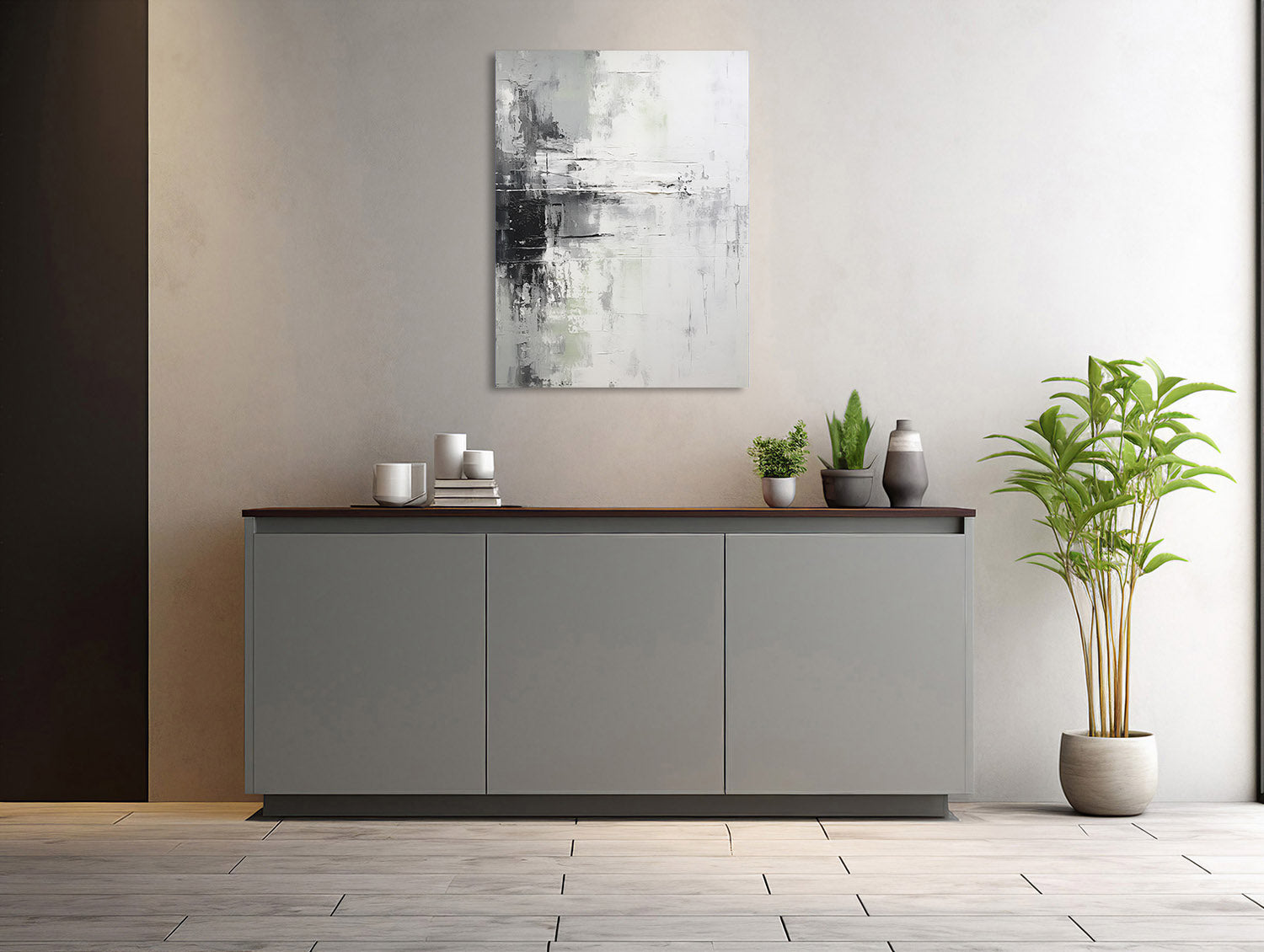 Moderne Eleganz in Monochrom