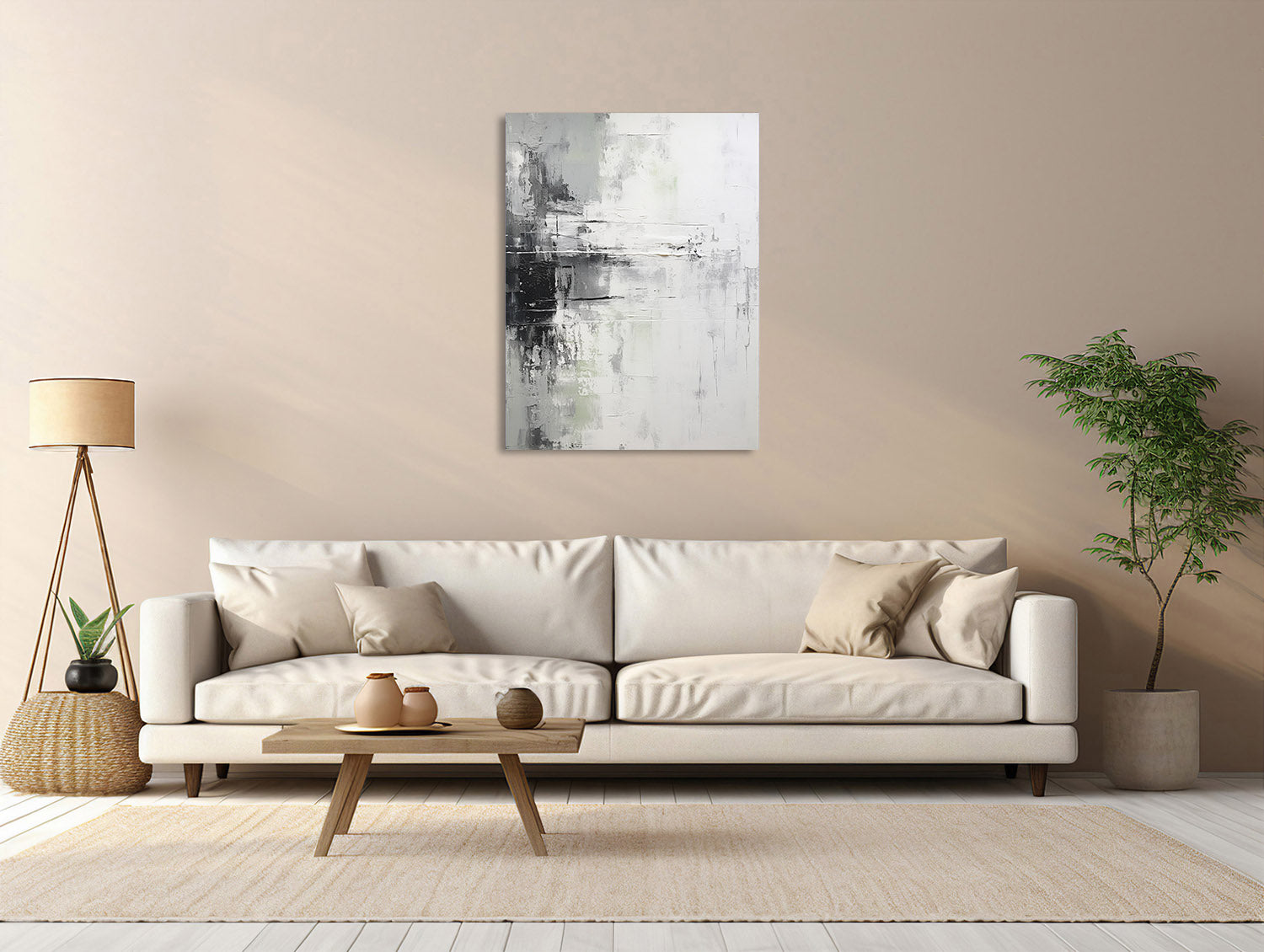 Moderne Eleganz in Monochrom