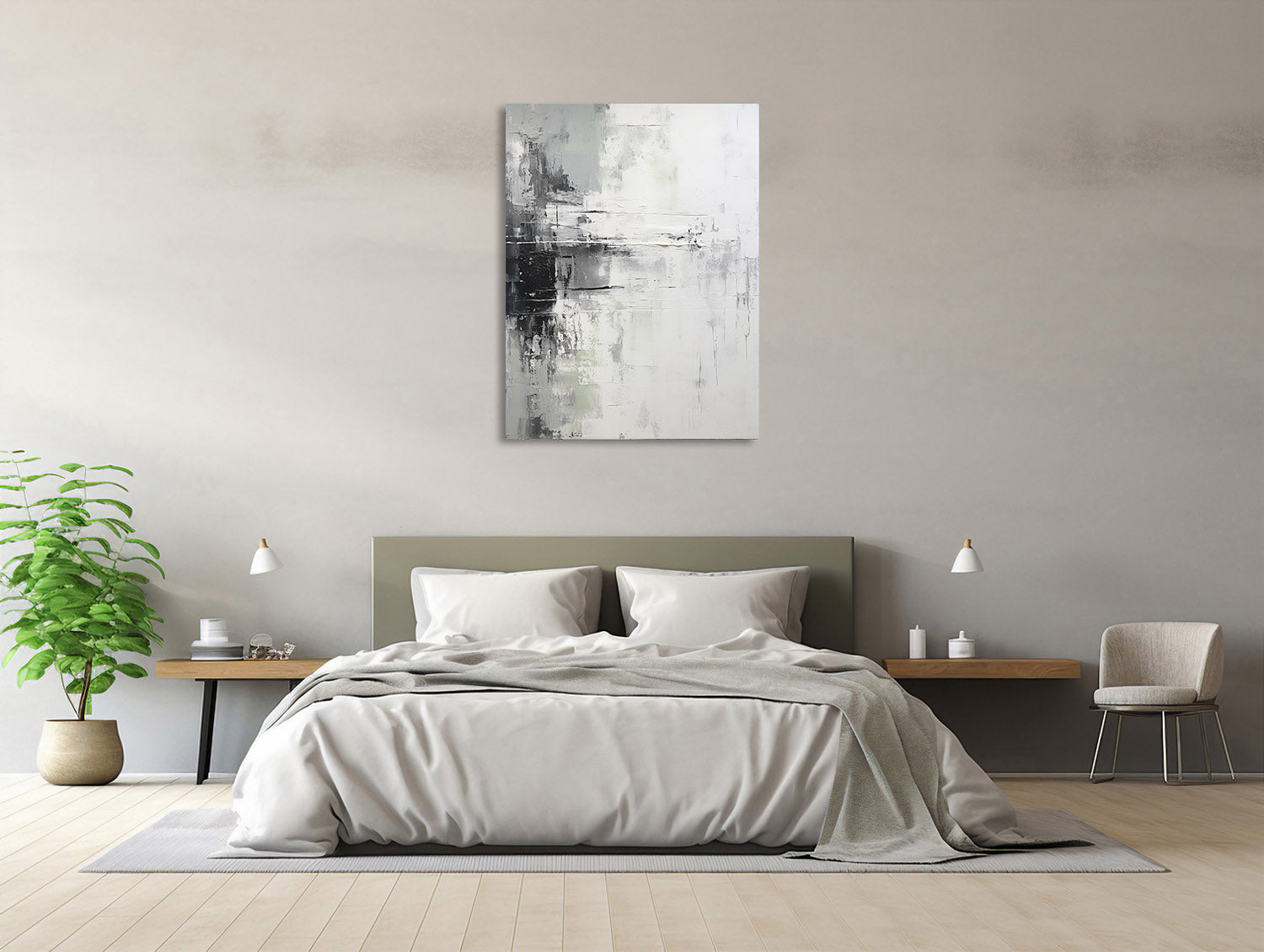Moderne Eleganz in Monochrom