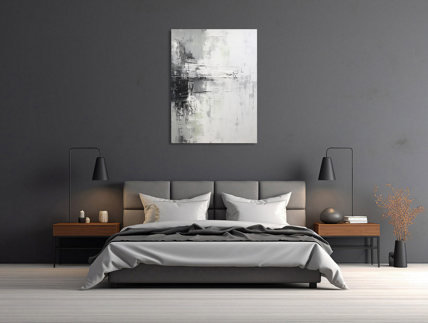 Moderne Eleganz in Monochrom