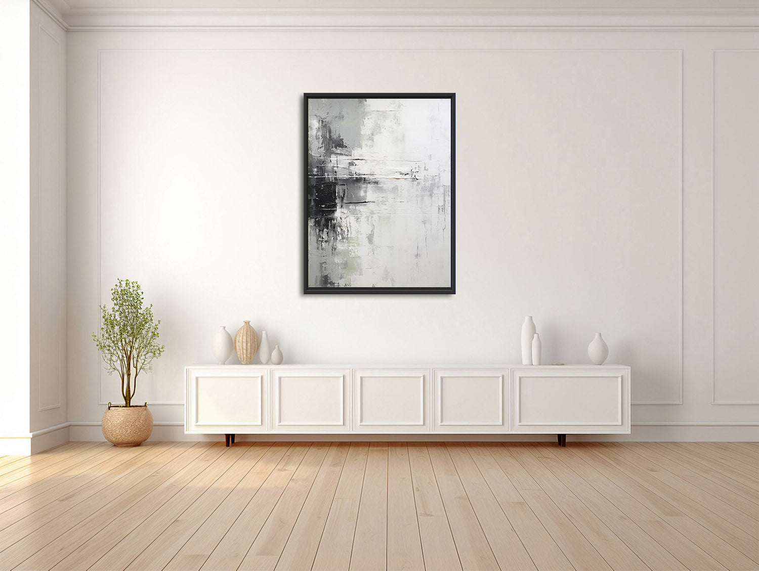 Moderne Eleganz in Monochrom
