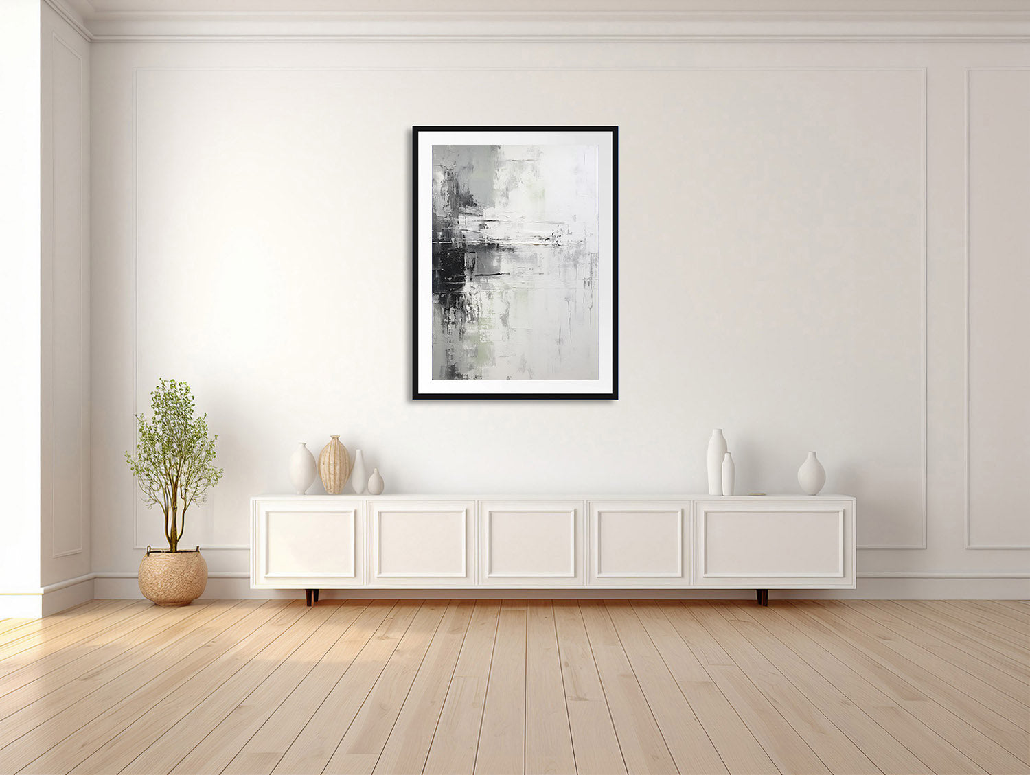 Moderne Eleganz in Monochrom