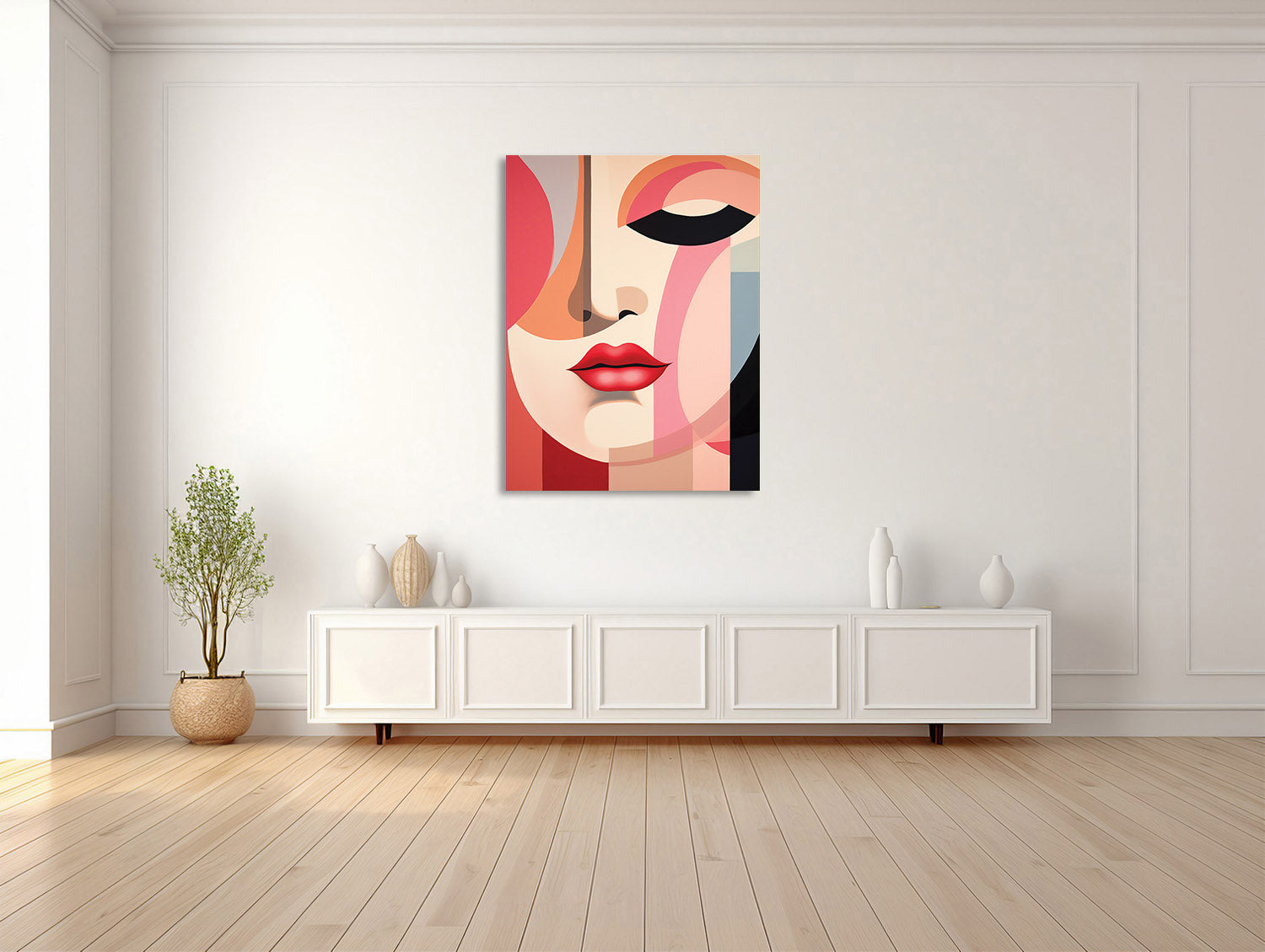 Geometrisches Portrait