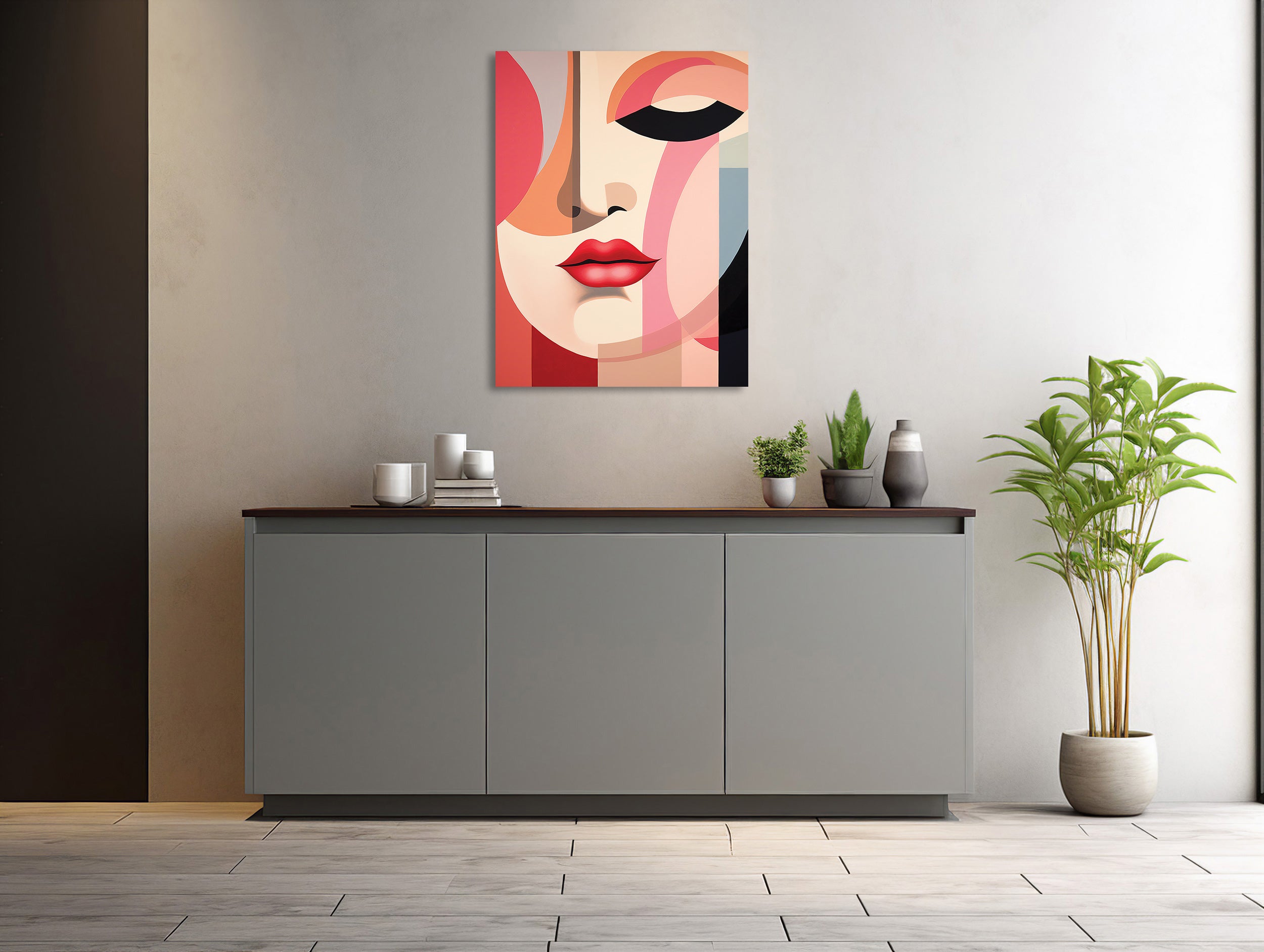 Geometrisches Portrait