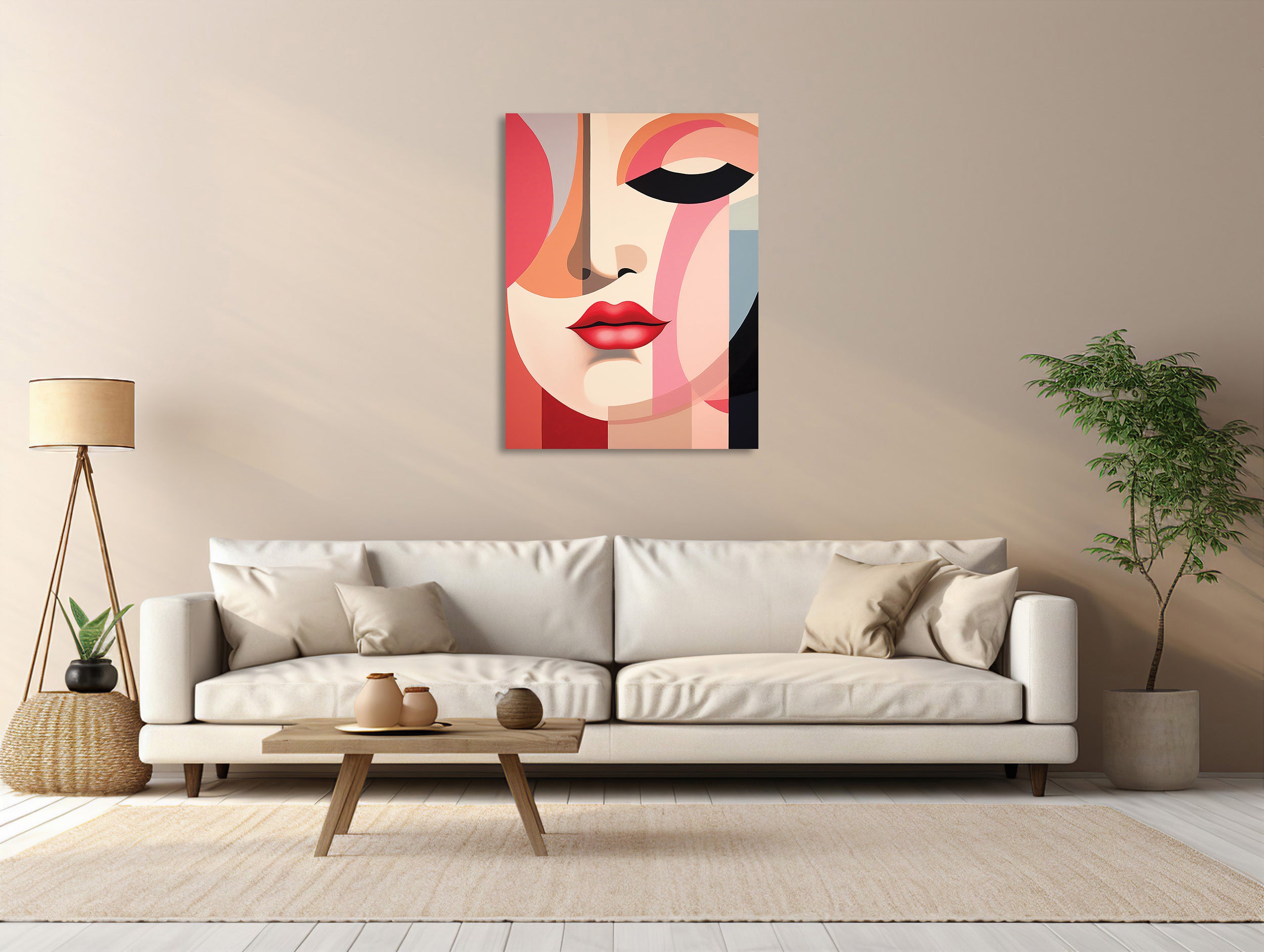 Geometrisches Portrait