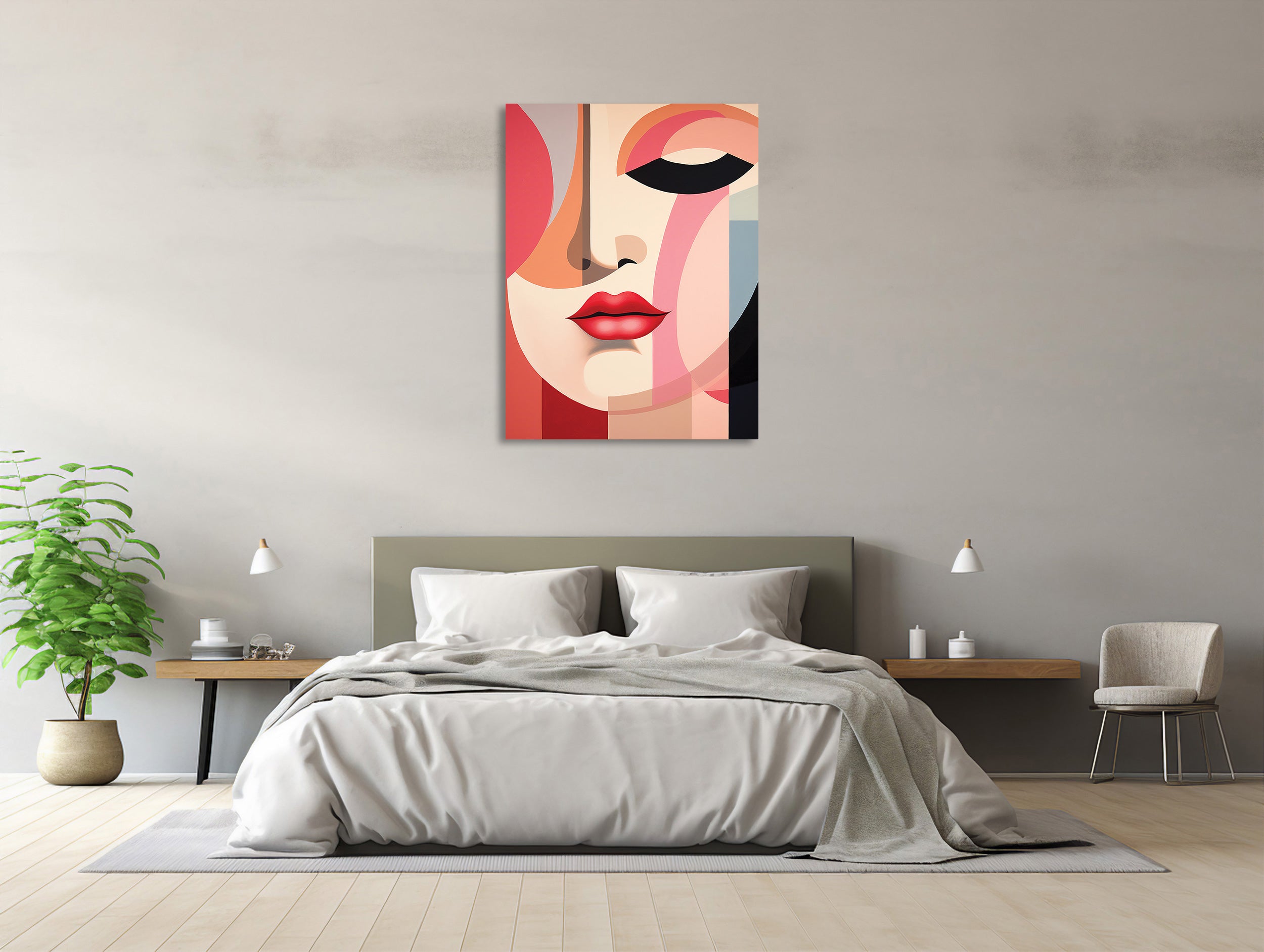 Geometrisches Portrait