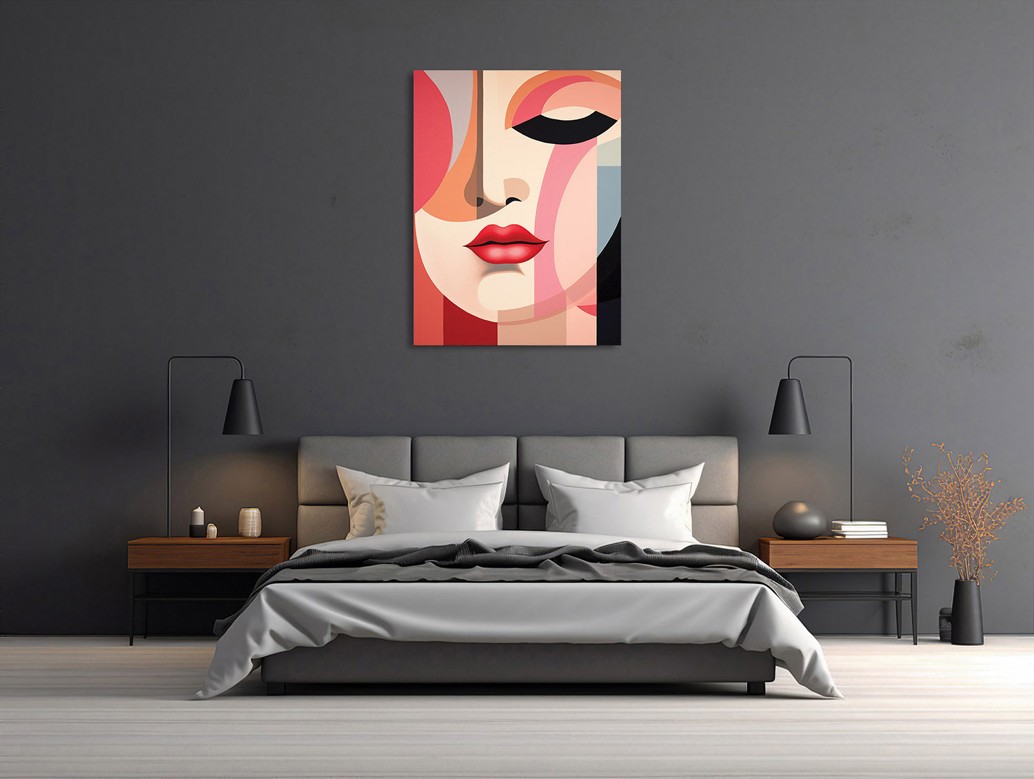 Geometrisches Portrait