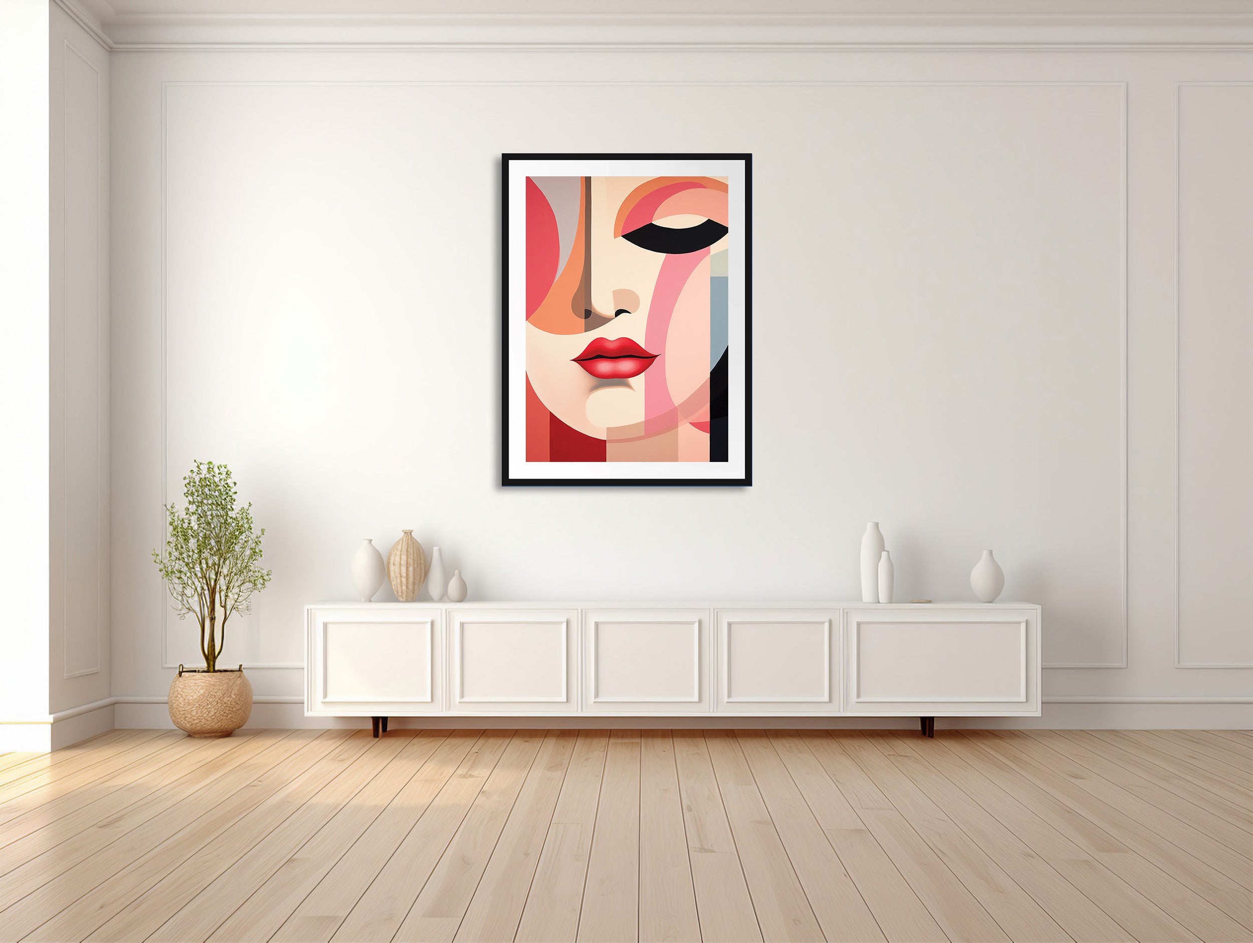 Geometrisches Portrait