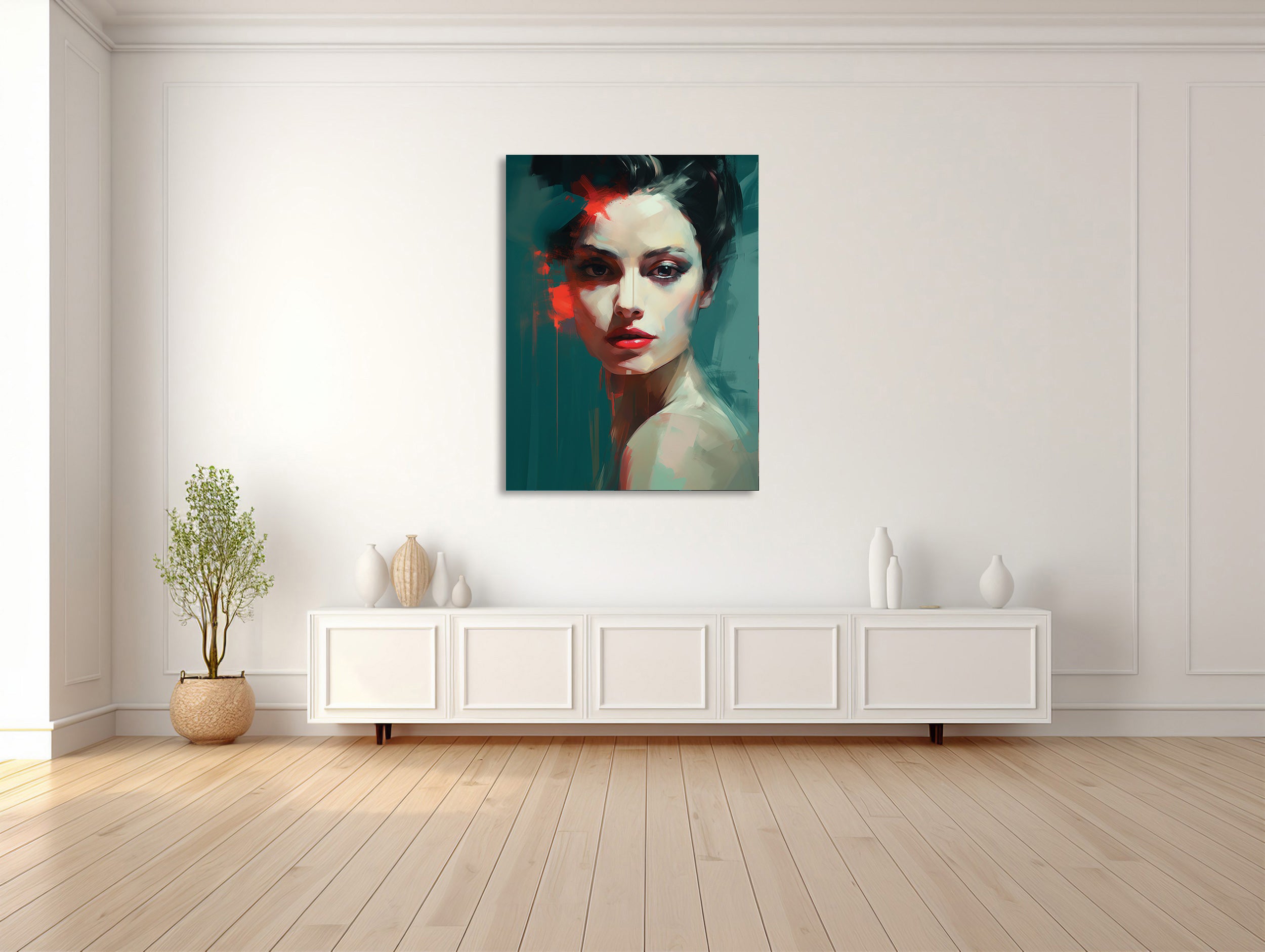 Moderne Aquarelleleganz