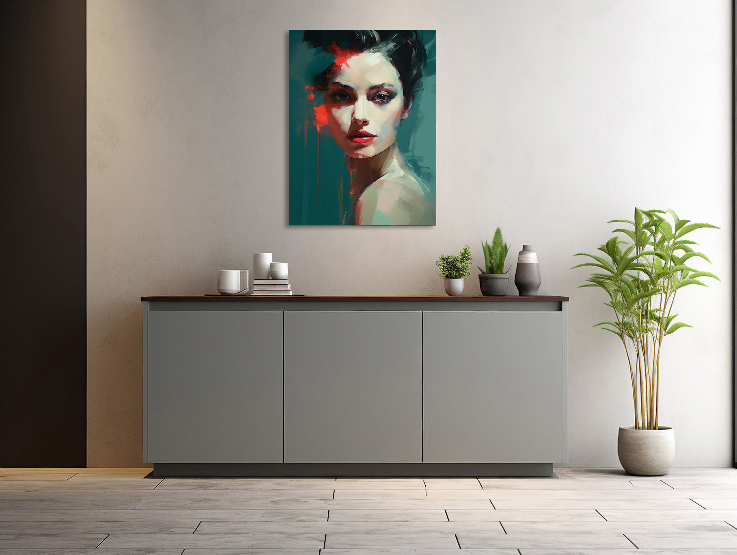 Moderne Aquarelleleganz