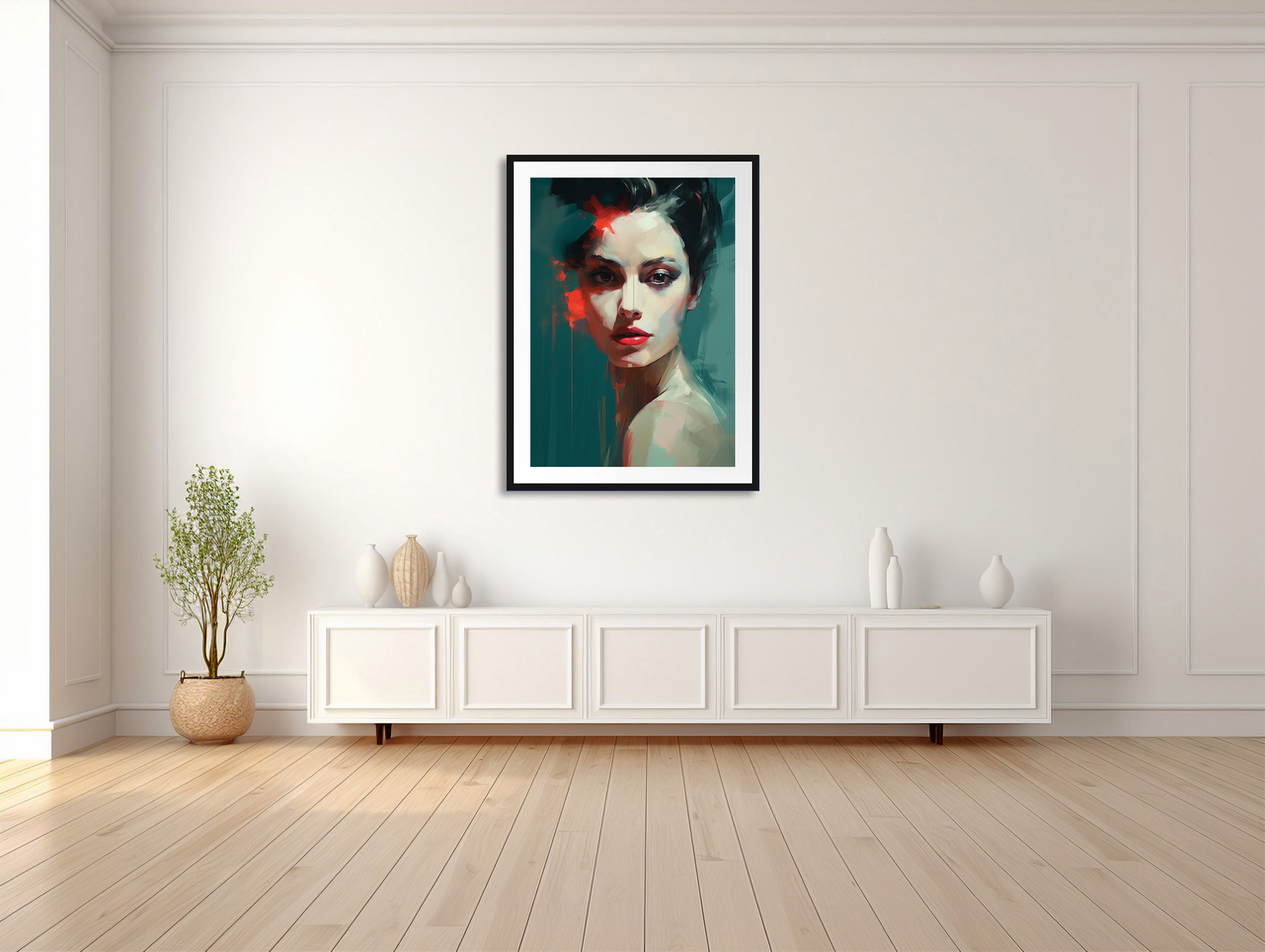 Moderne Aquarelleleganz