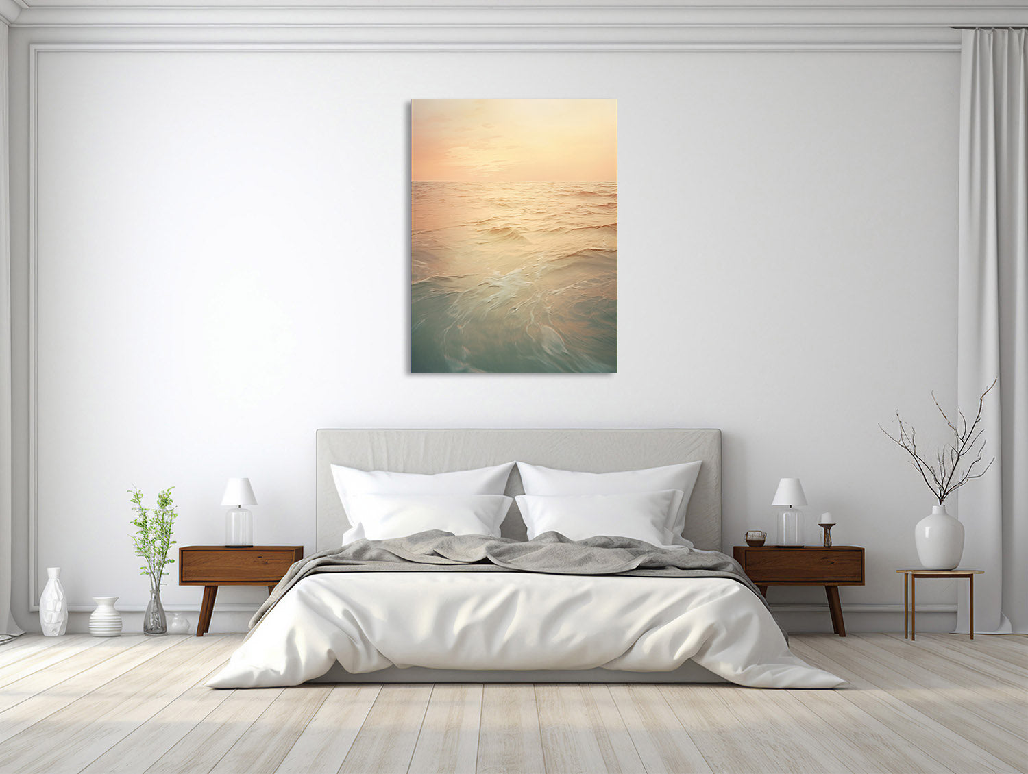 Sanfte Dämmerung am Meer