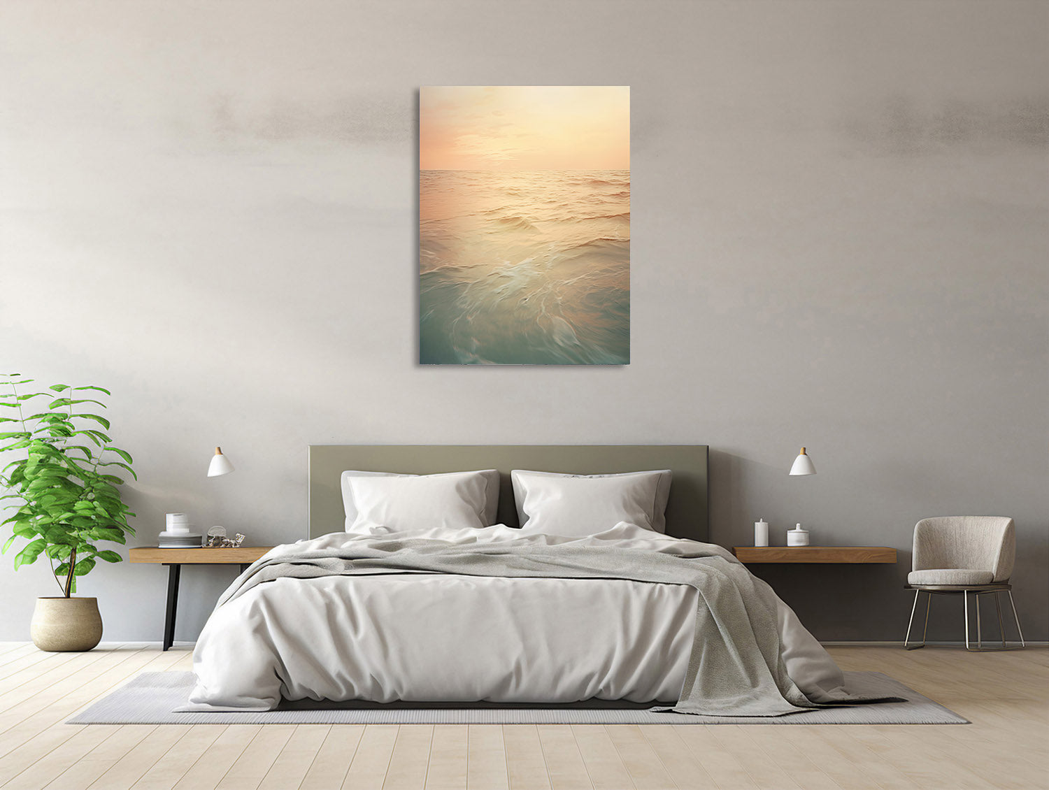 Sanfte Dämmerung am Meer