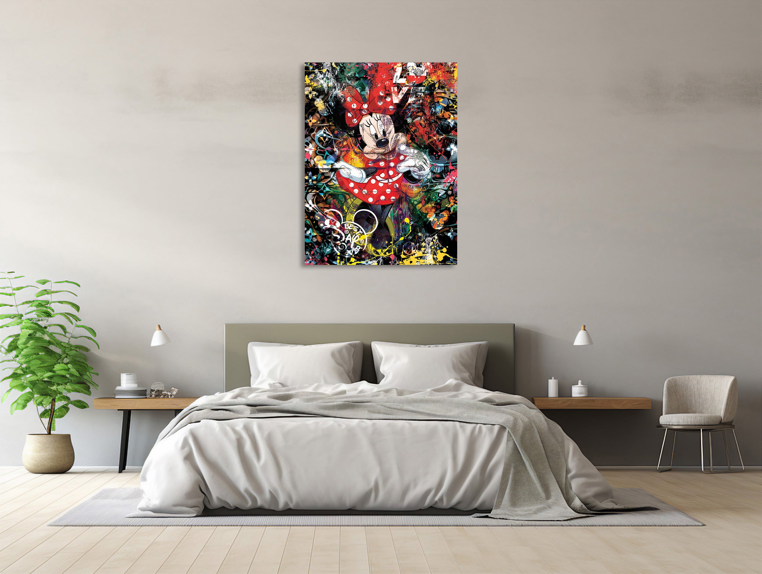 Minnie Mouse Kunstexplosion