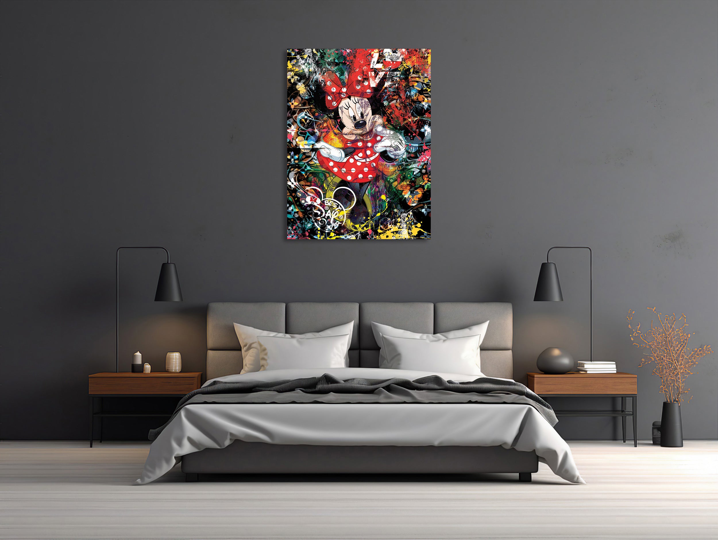 Minnie Mouse Kunstexplosion
