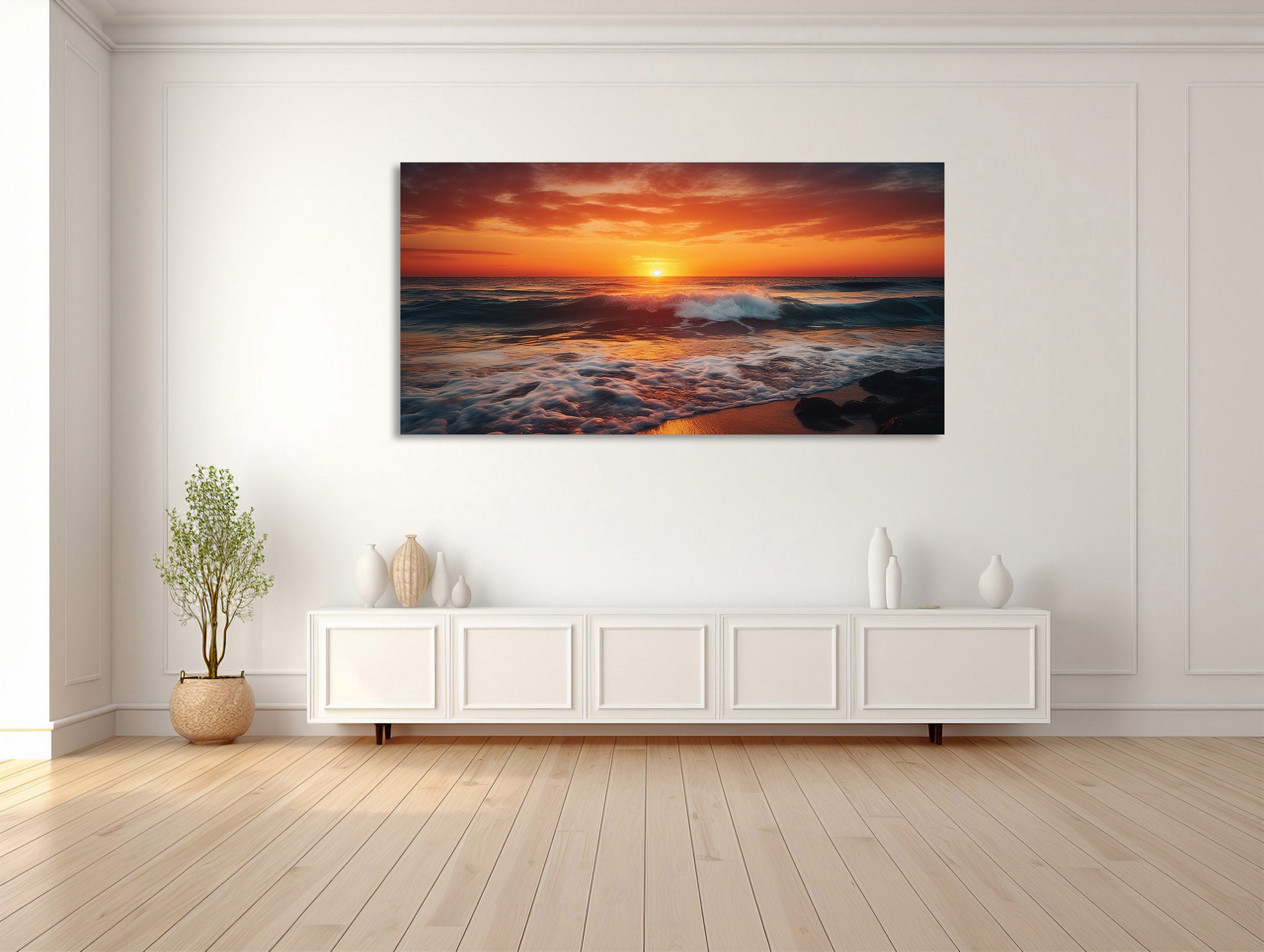 Sonnenuntergangszauber am Meer