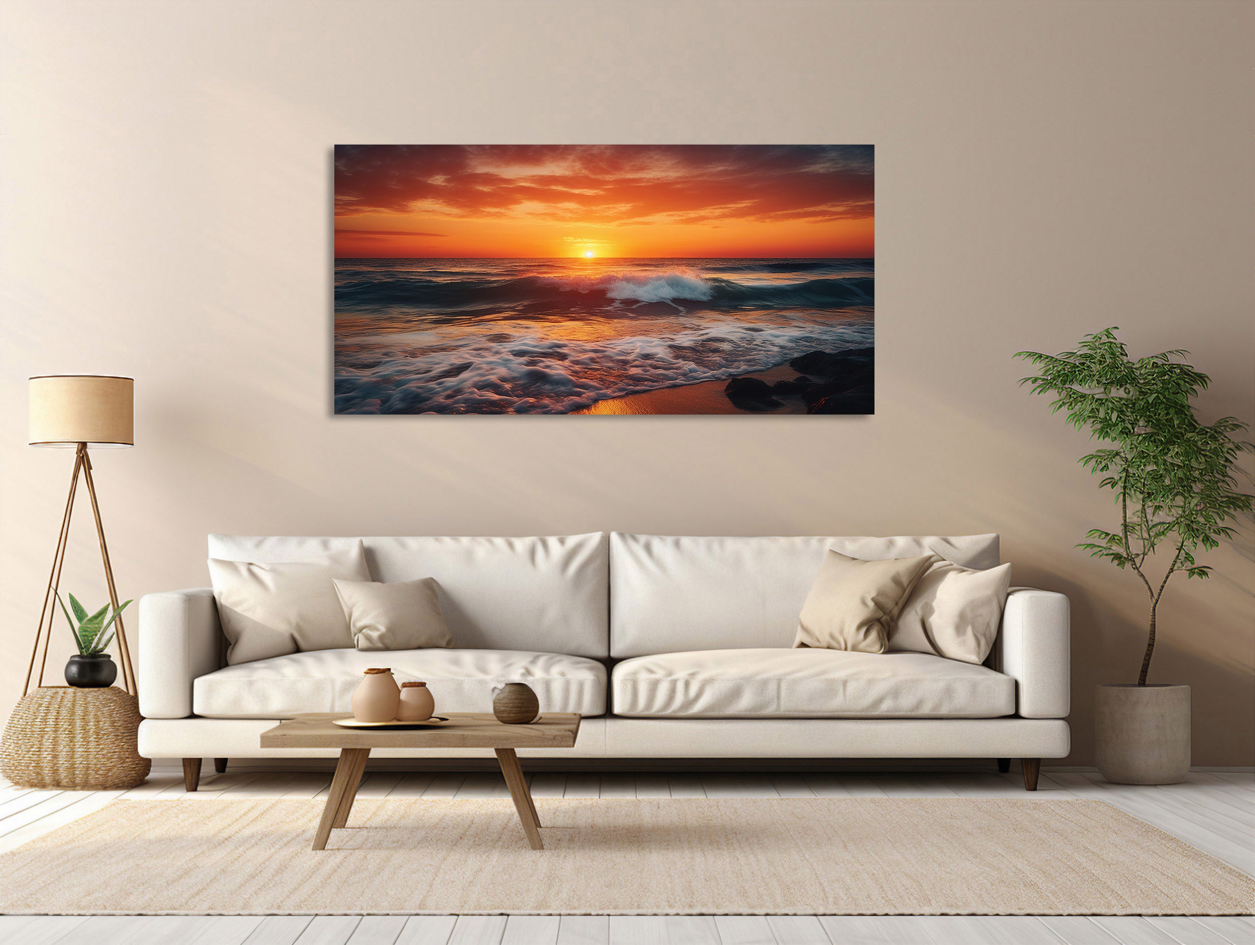 Sonnenuntergangszauber am Meer