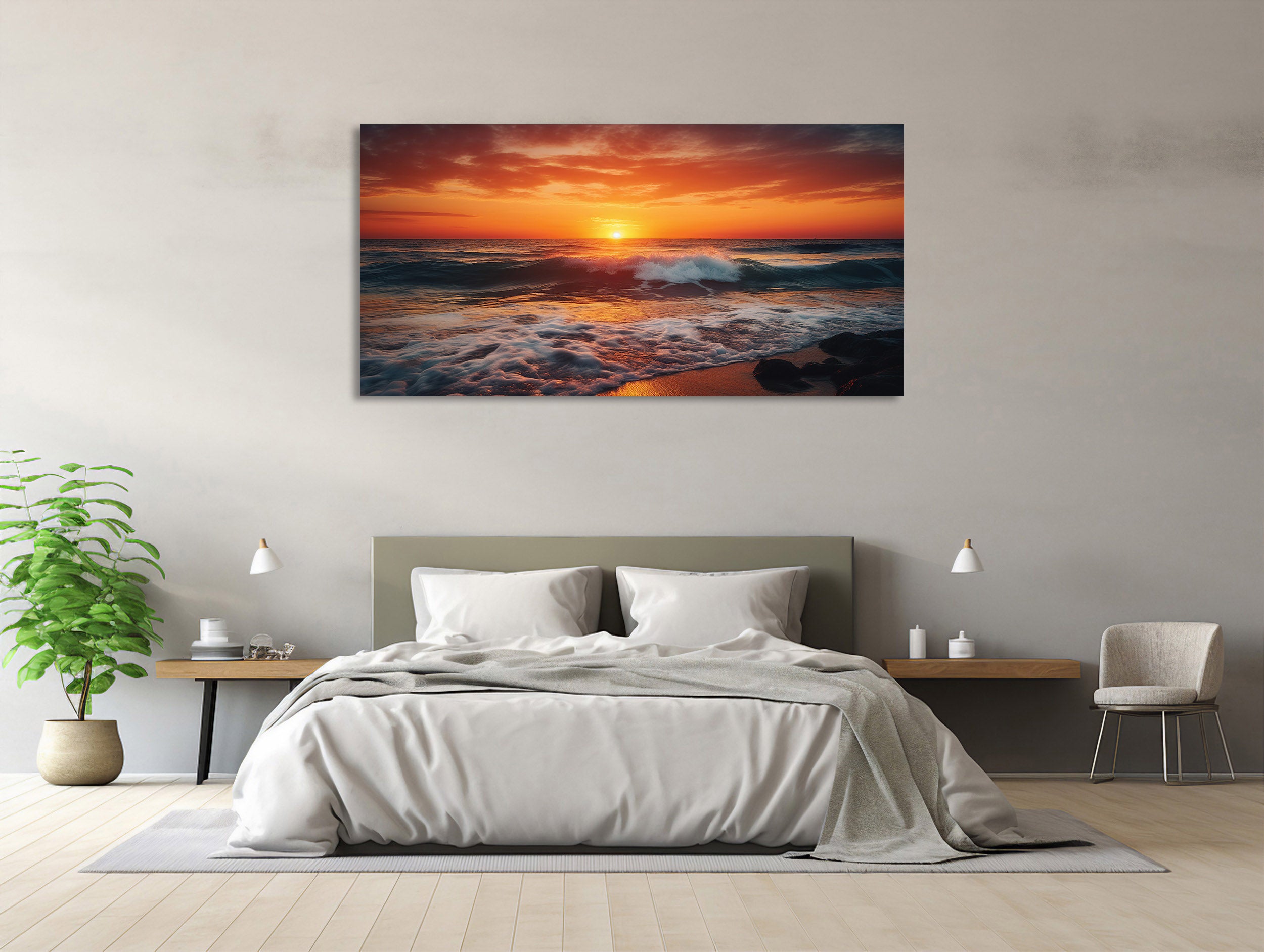 Sonnenuntergangszauber am Meer