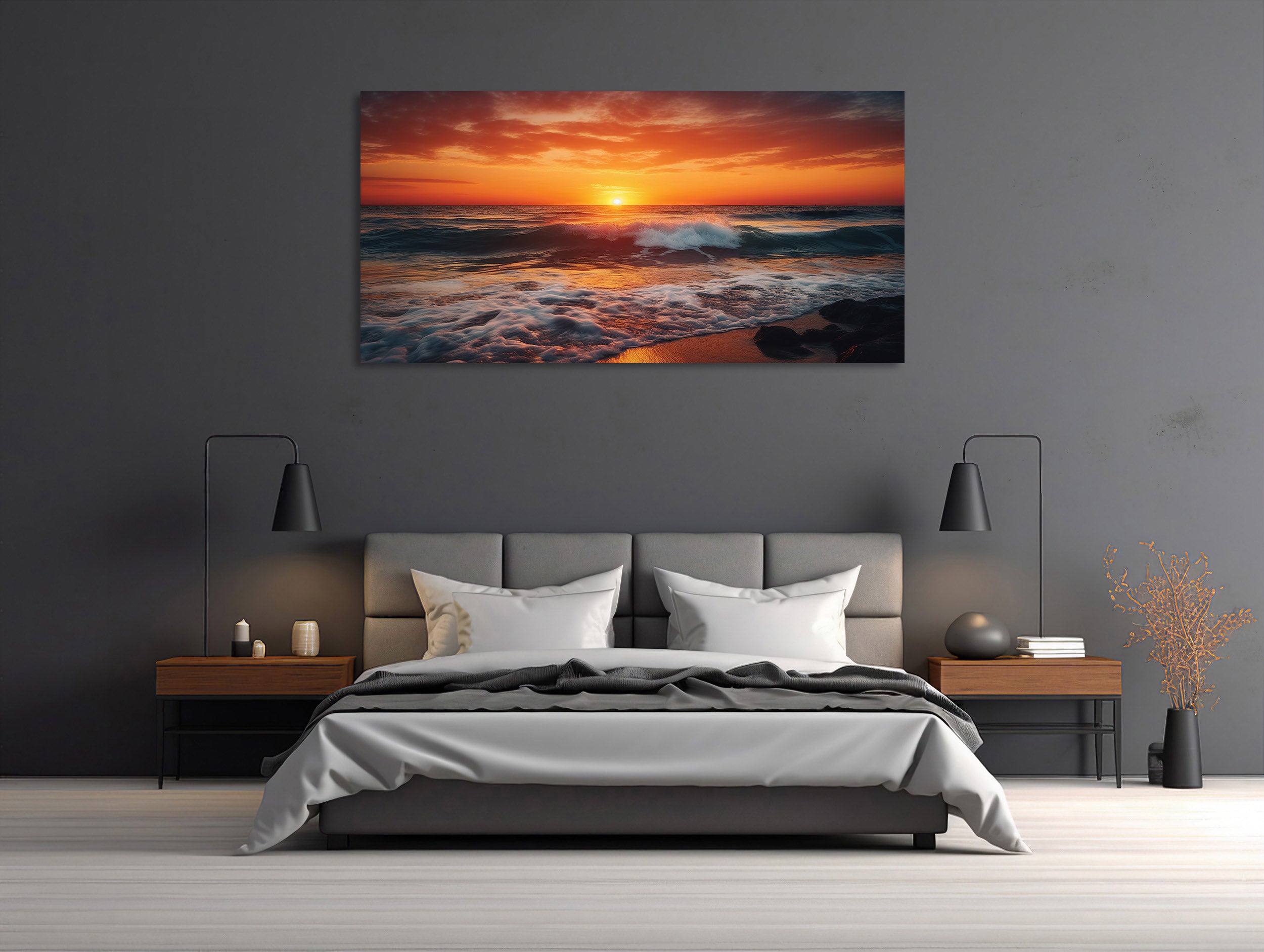 Sonnenuntergangszauber am Meer