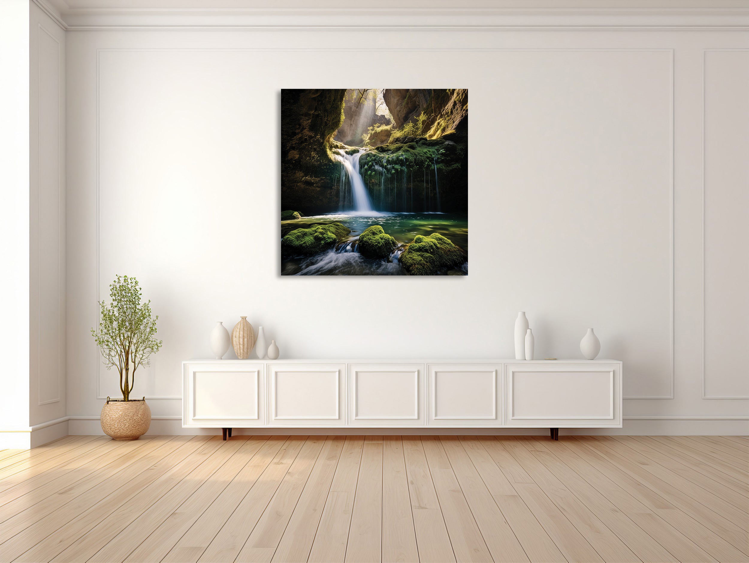 Verborgenes Wasserfall Paradies