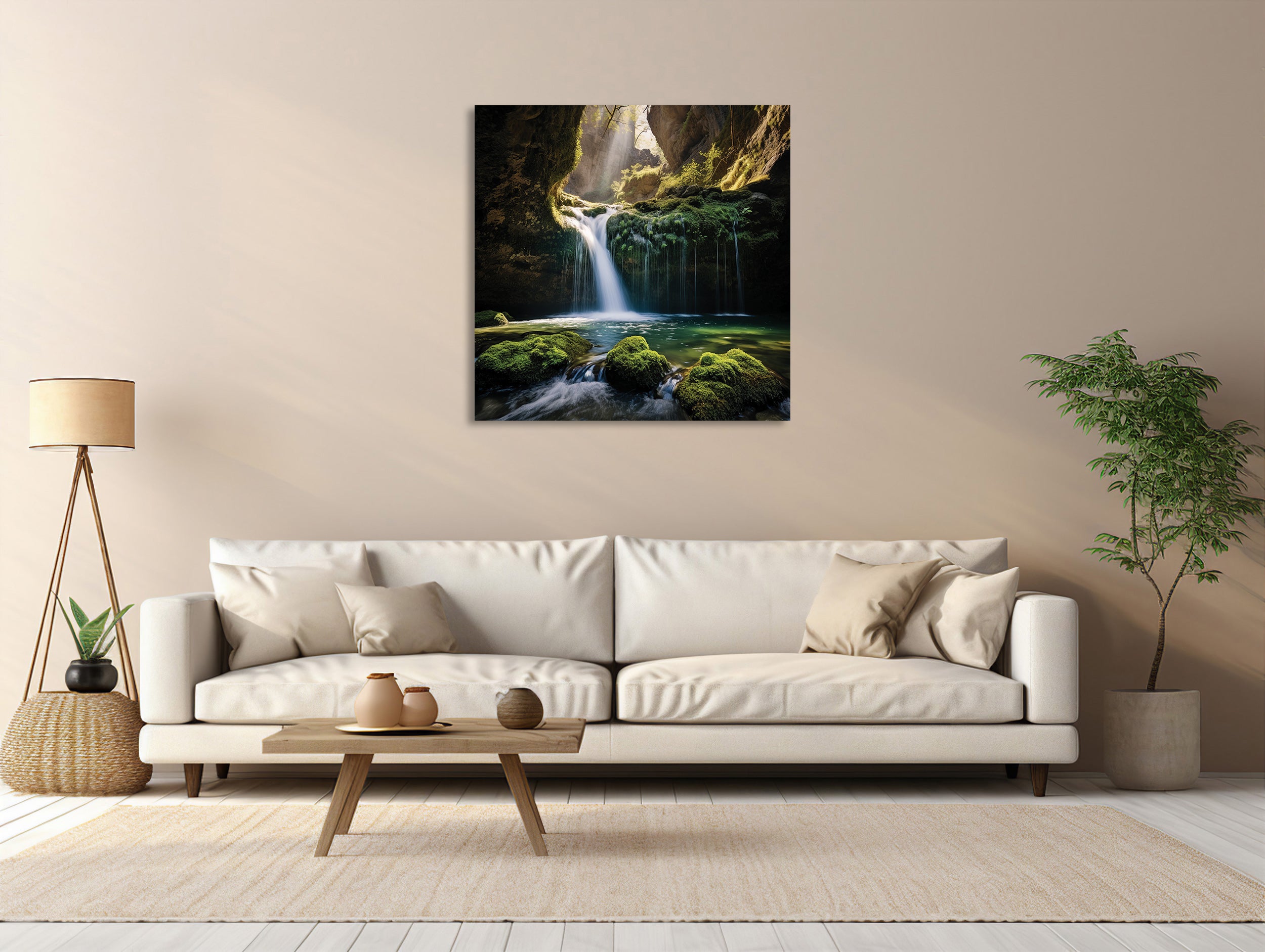 Verborgenes Wasserfall Paradies
