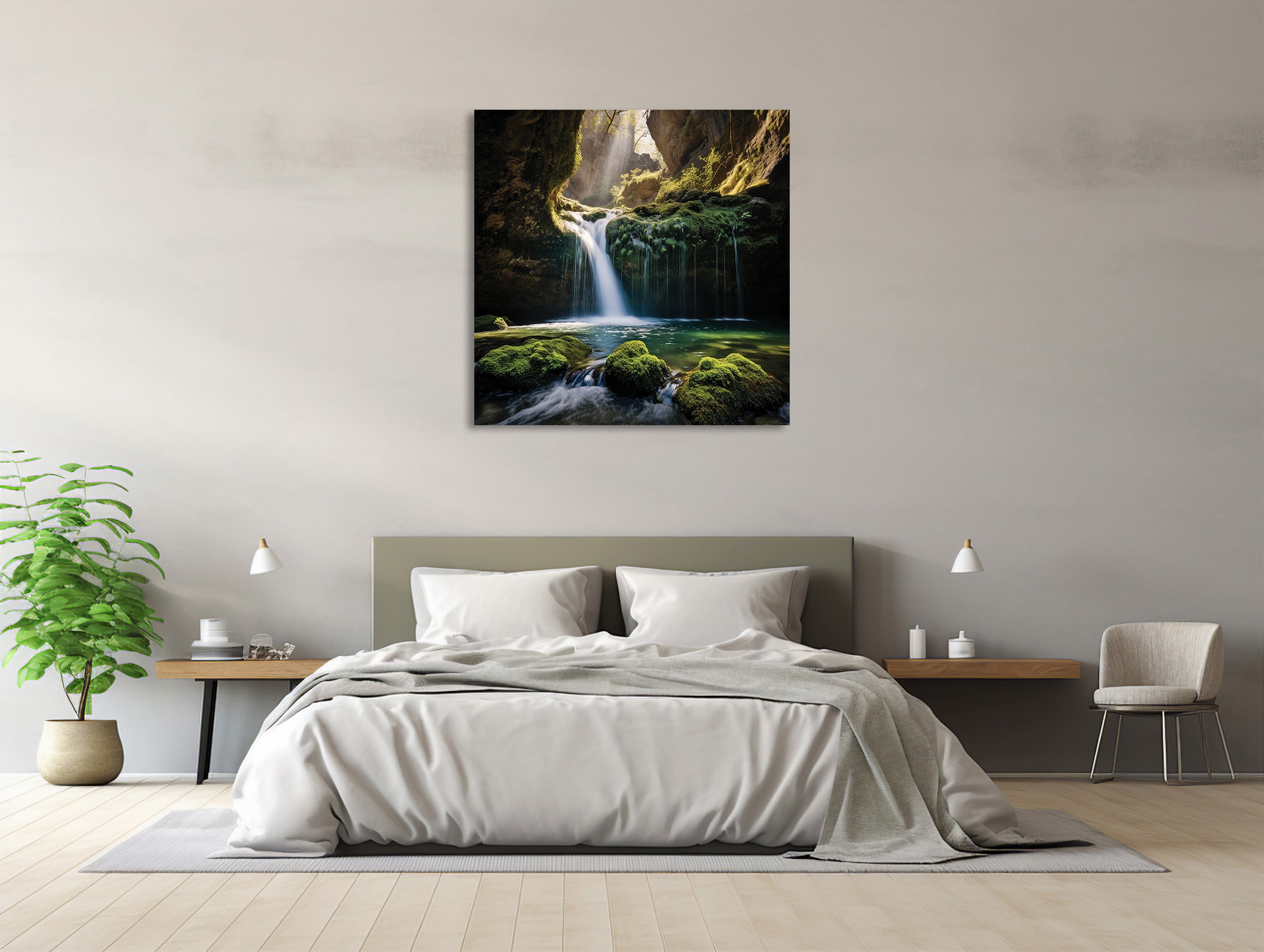 Verborgenes Wasserfall Paradies