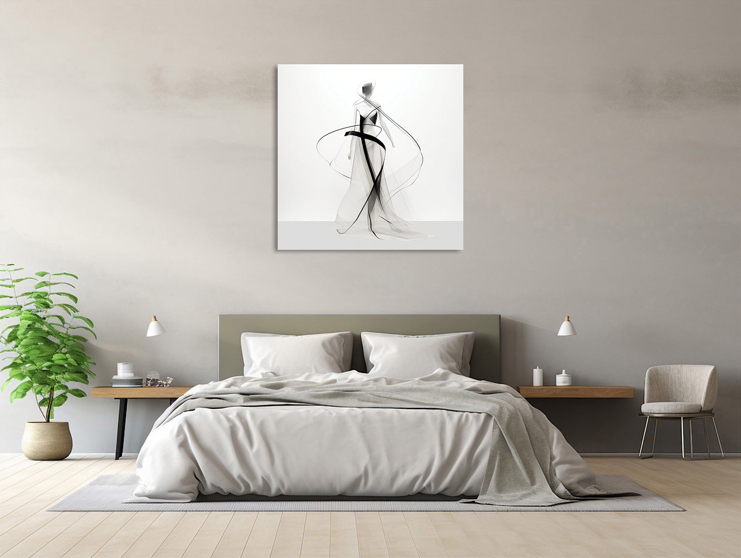 Eleganz in Monochrom