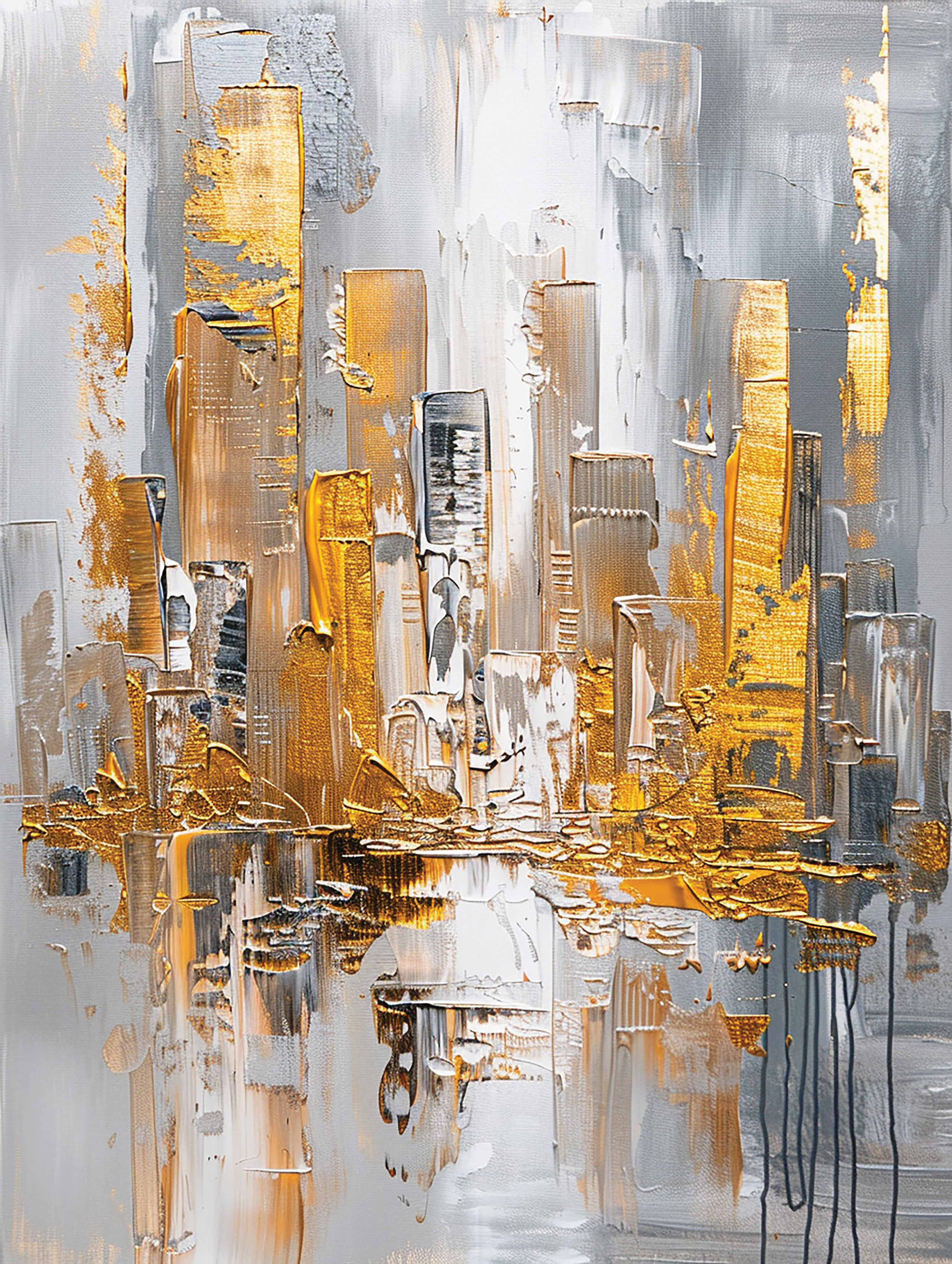 Metropolenglanz in Gold und Silber