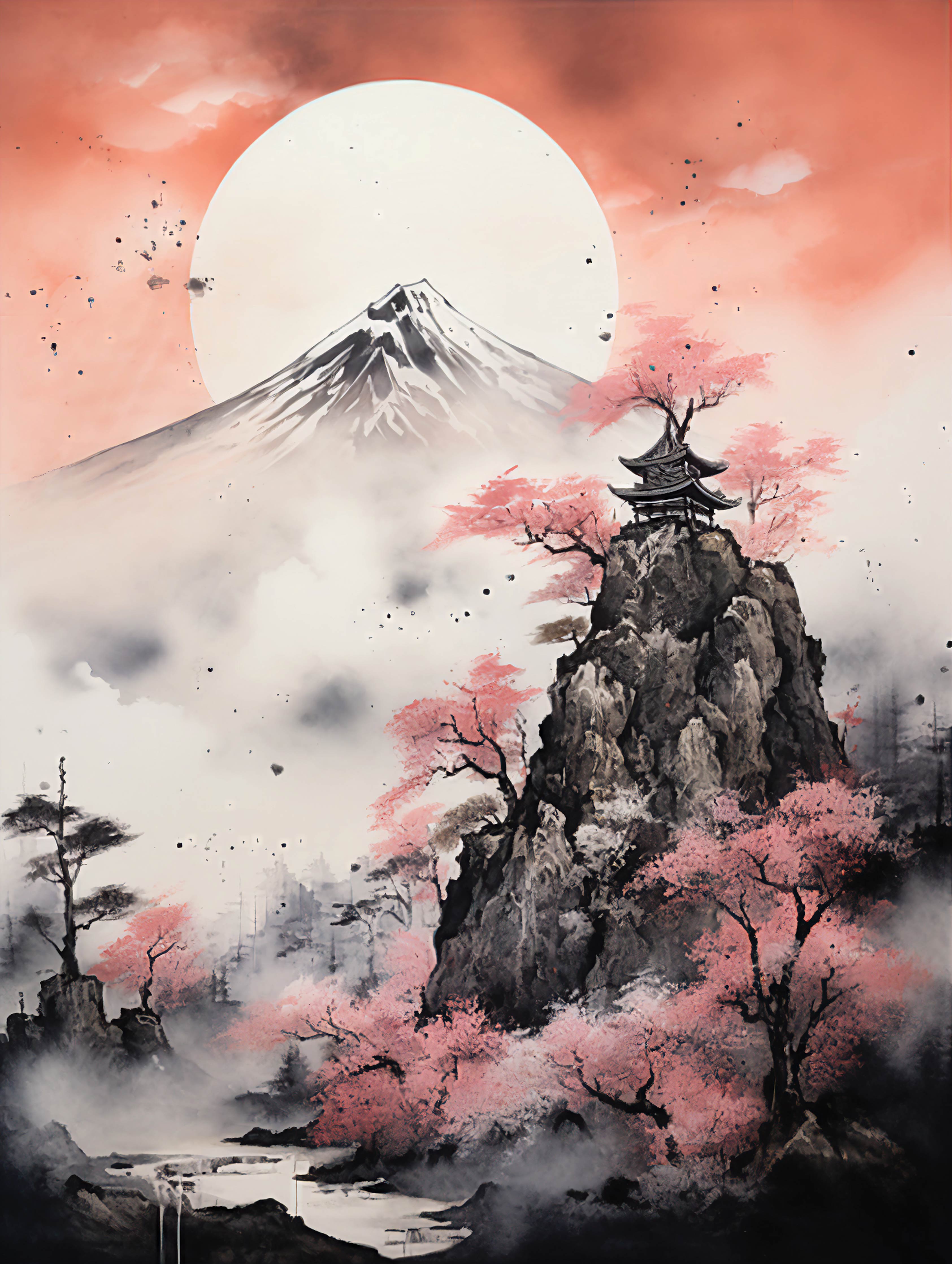 Kirschblütenpracht am Fuji