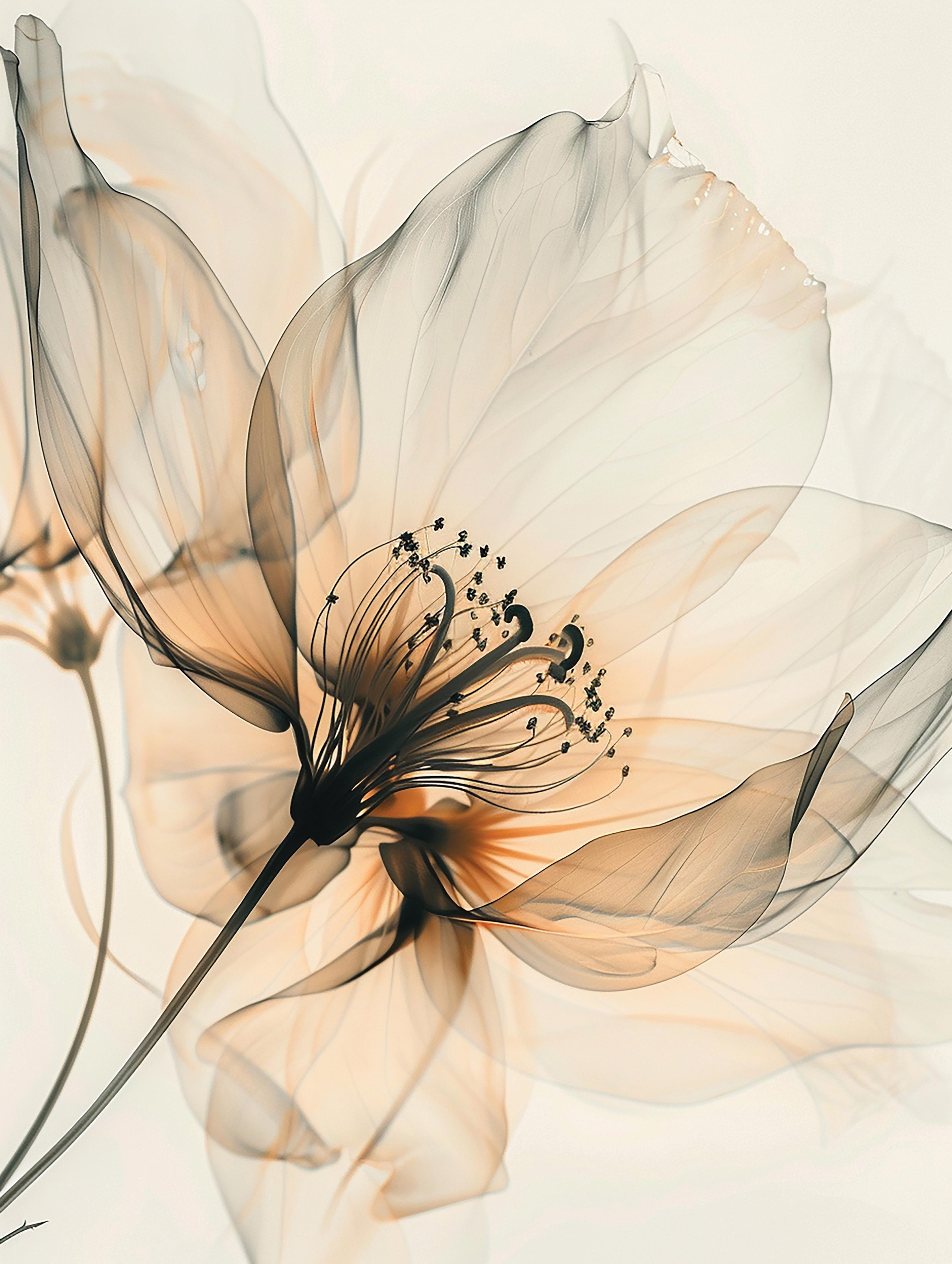 Blühendes Aquarell