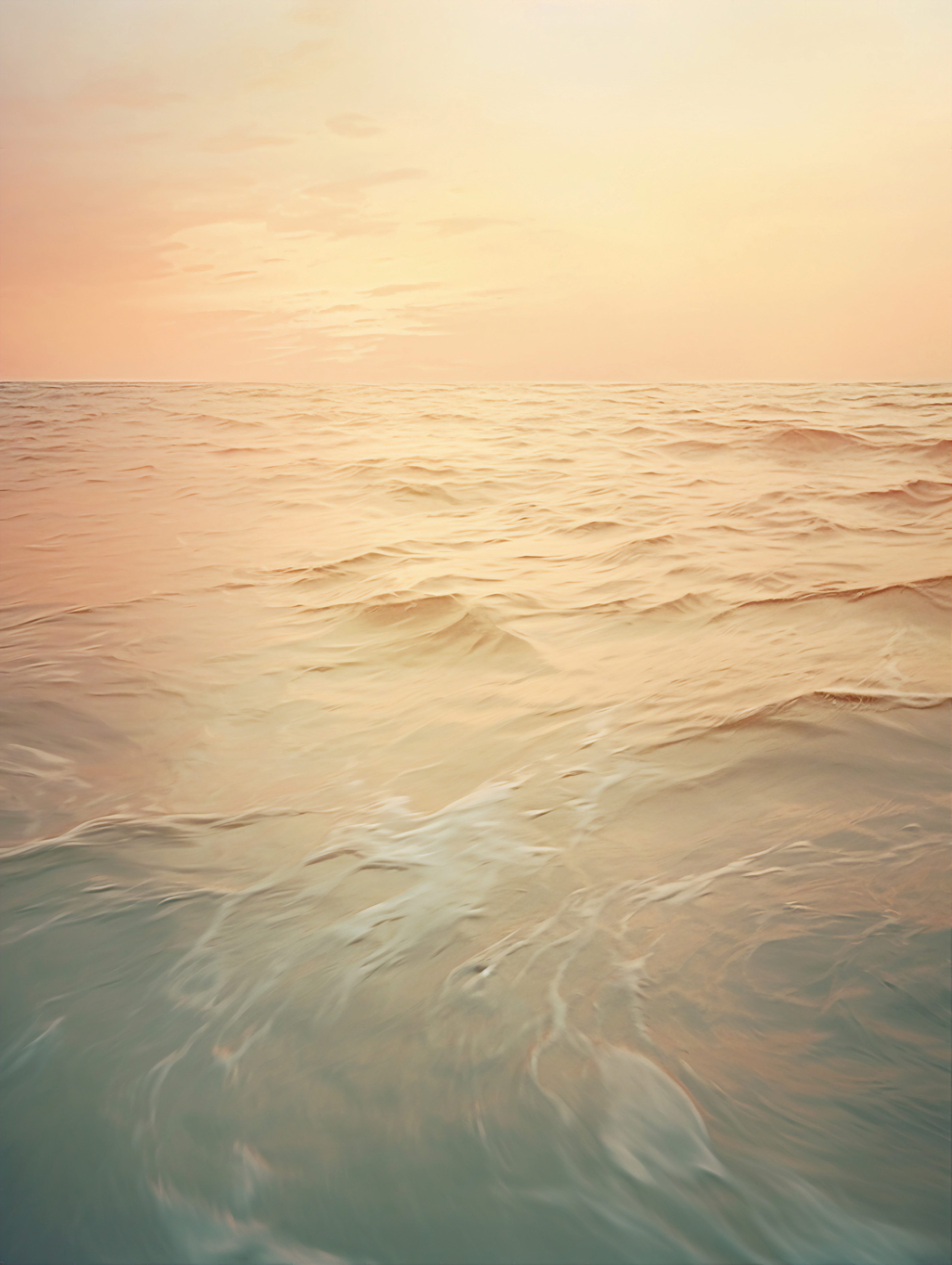 Sanfte Dämmerung am Meer