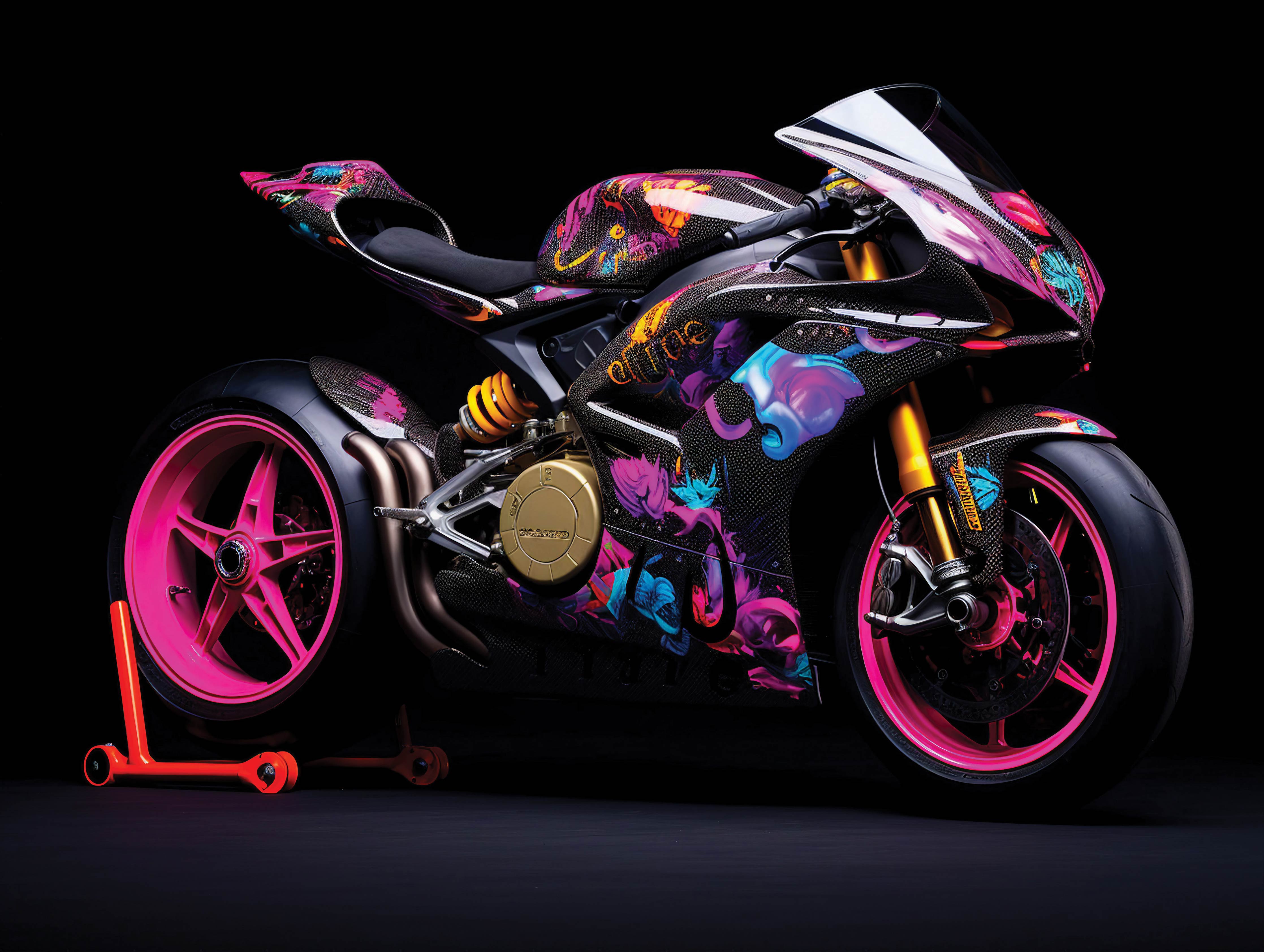 Neon Rennmaschine