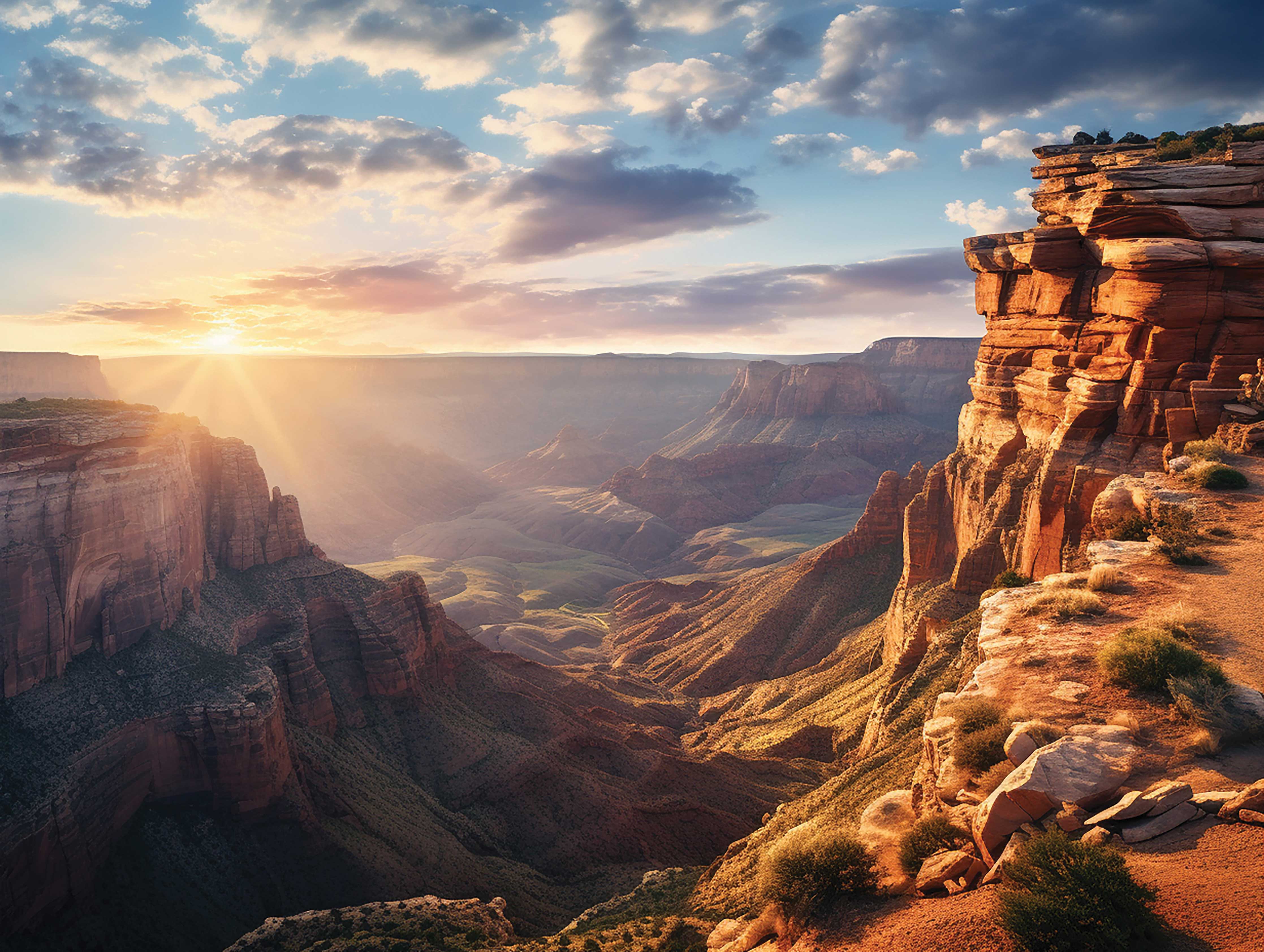 Lichtspiele im Grand Canyon