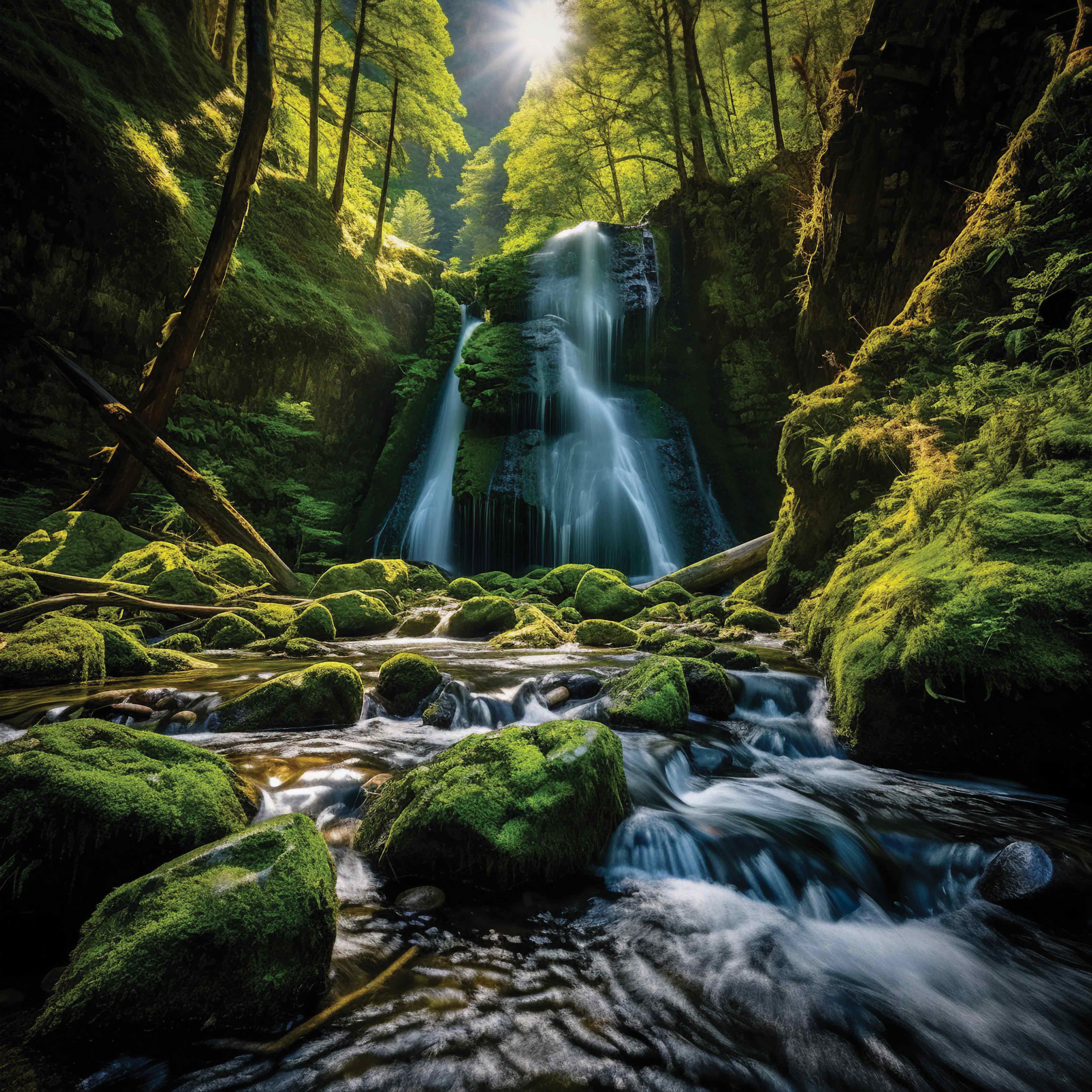 Waldesruh Wasserfall