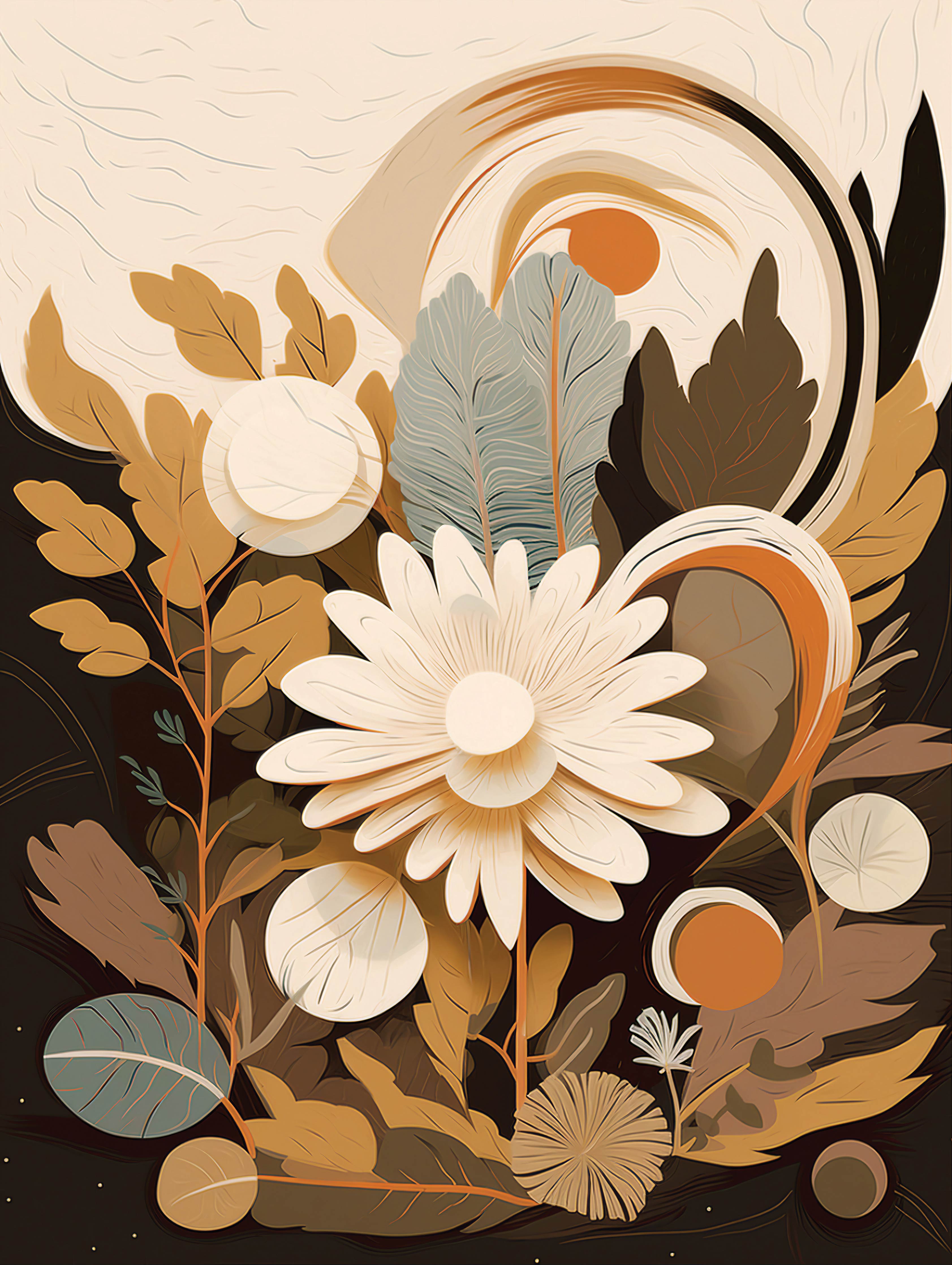 Herbstliche Papiernatur