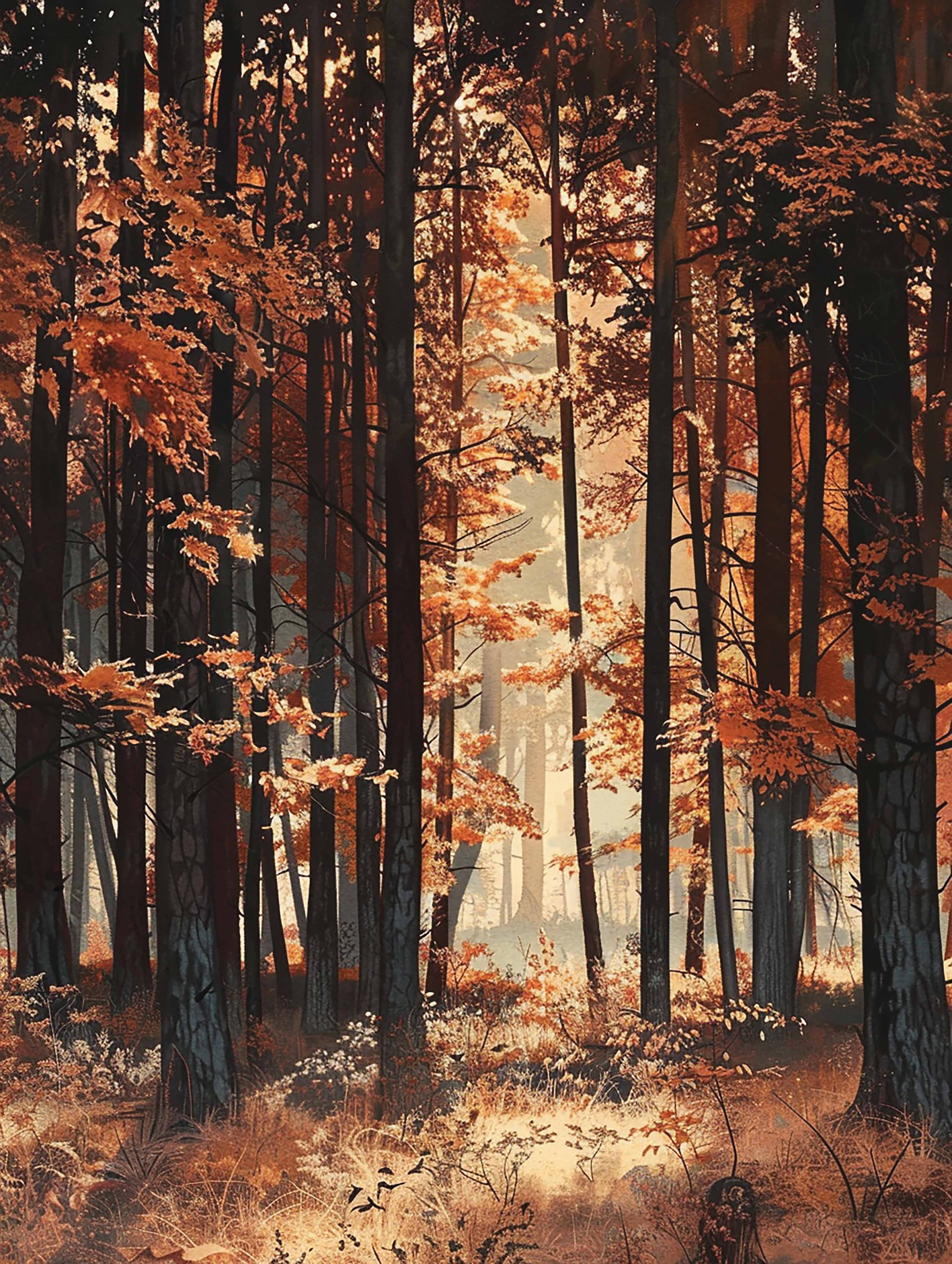Herbstzauber im Wald