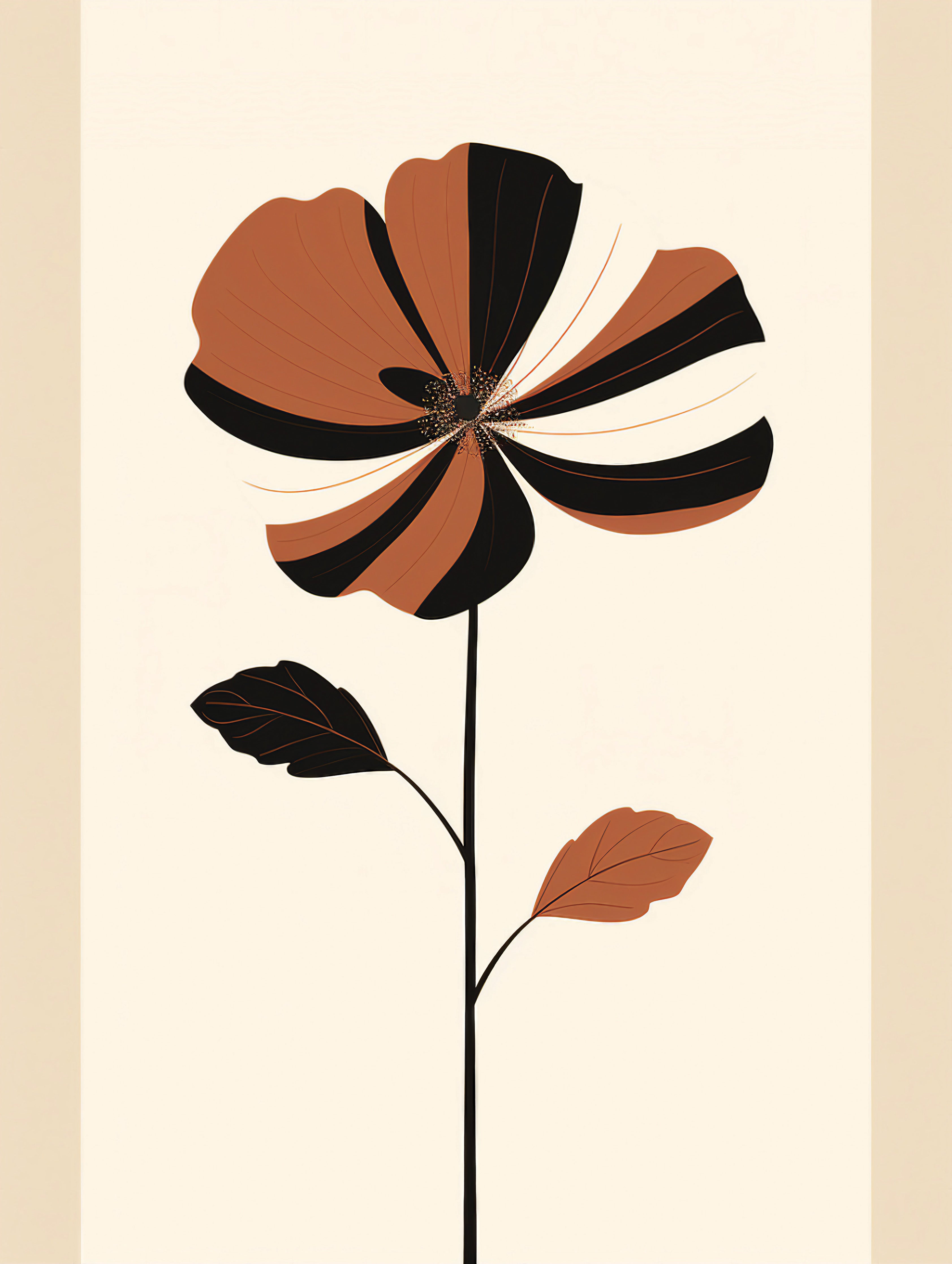Abstrakte Blüte