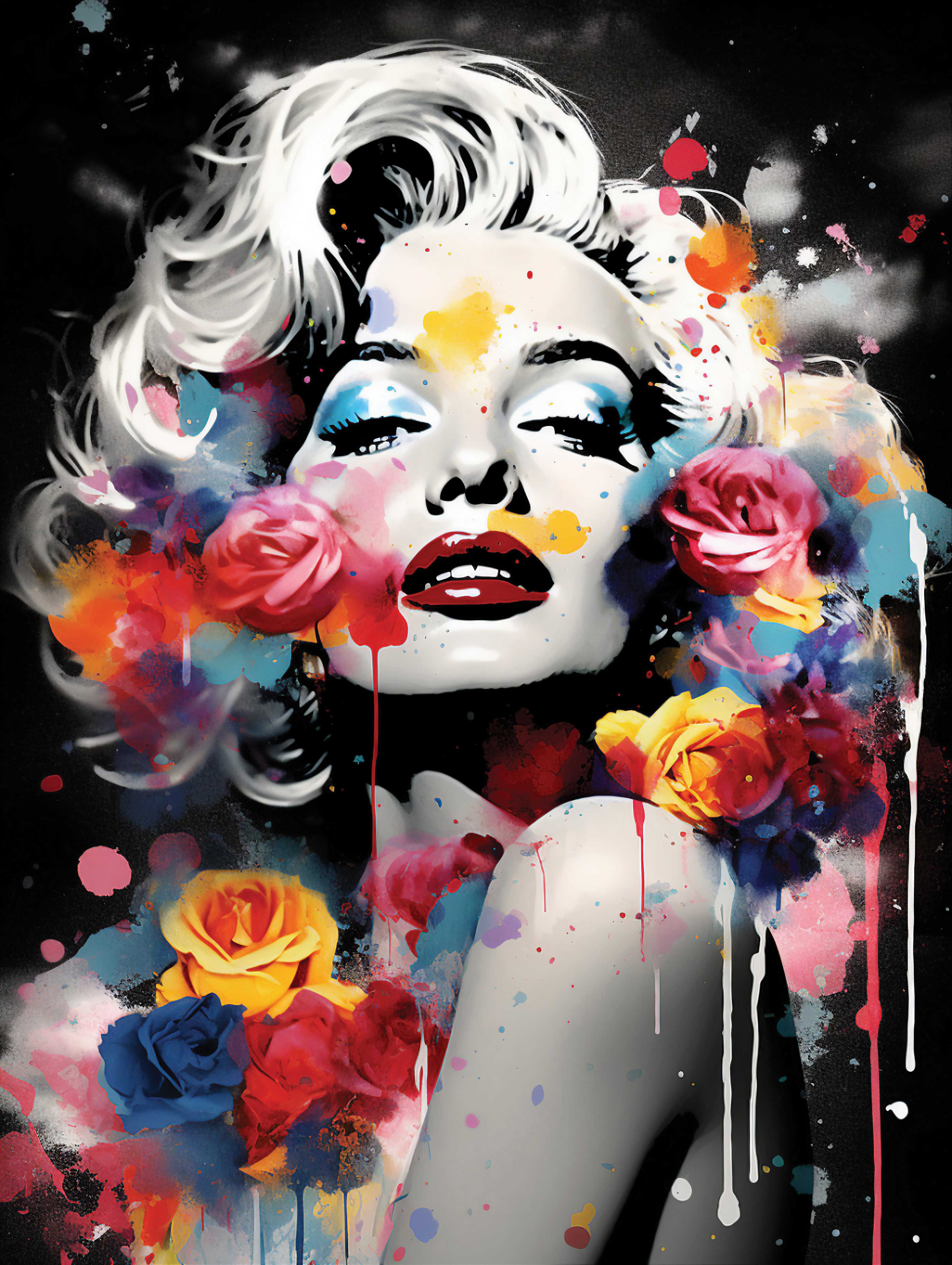 Pop-Art-Diva in Blüte