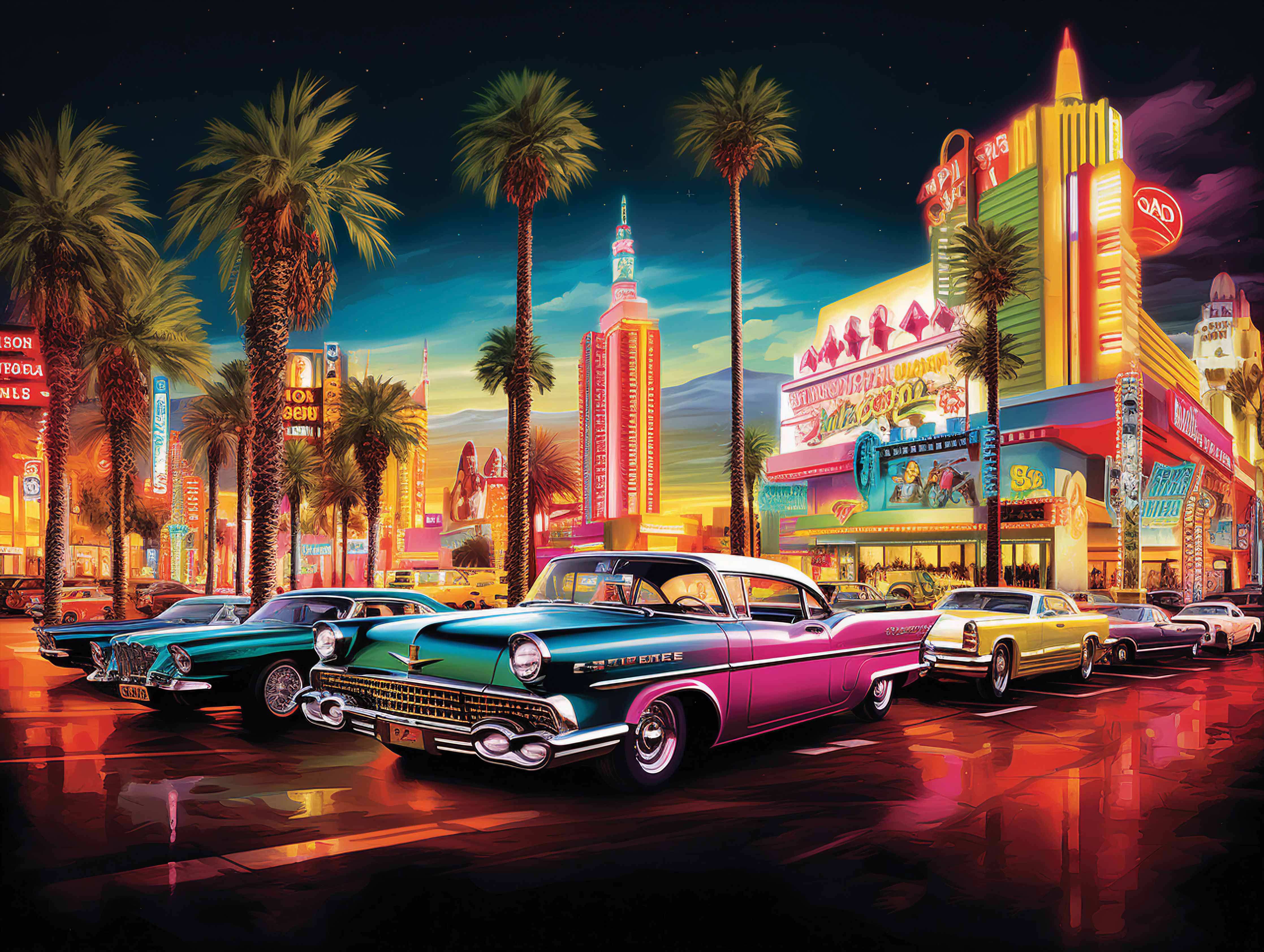 Neo-Vintage Las Vegas Glanz