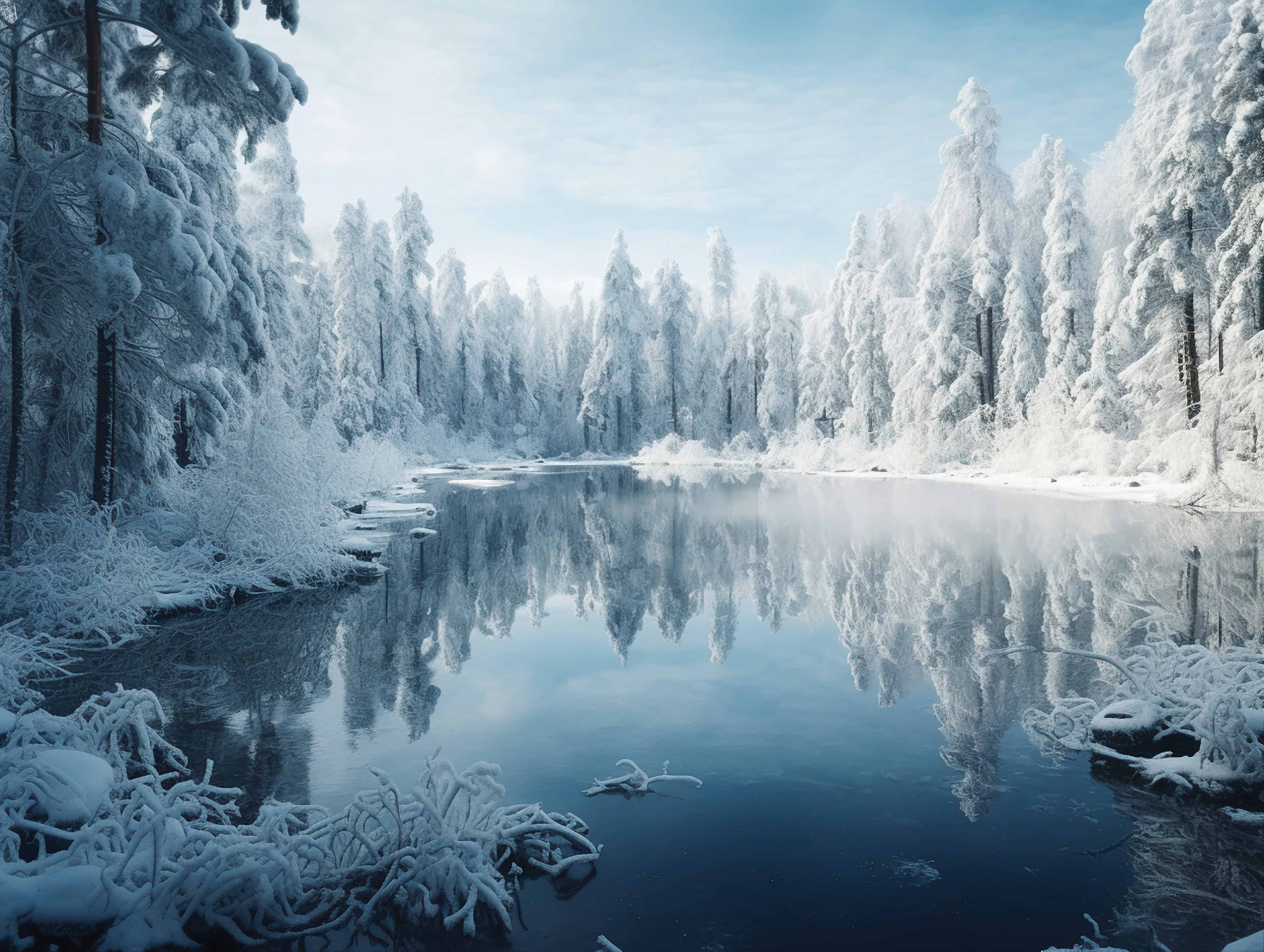 Winterzauber am Kristallsee