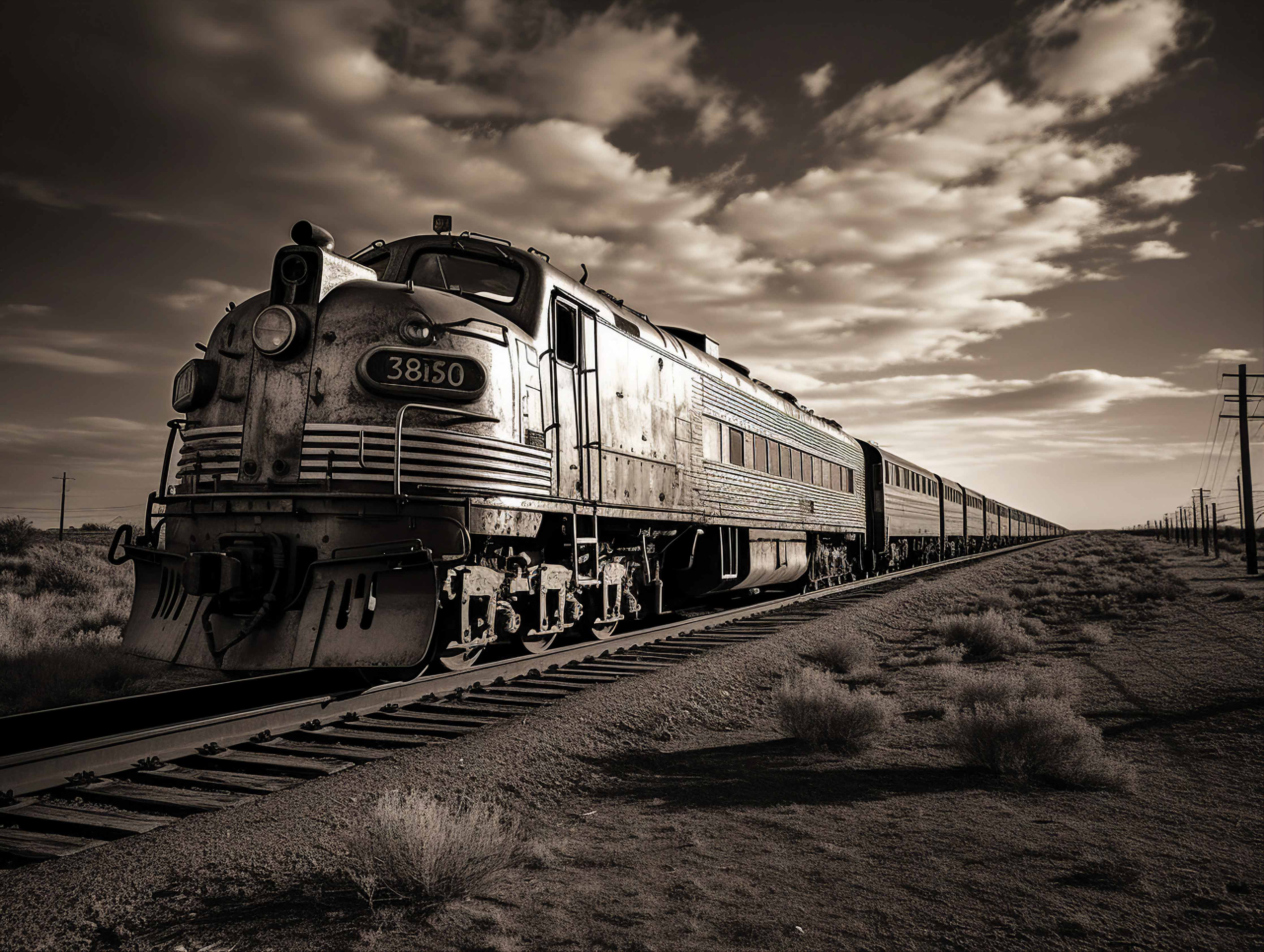 Vintage Eisenbahn-Eleganz