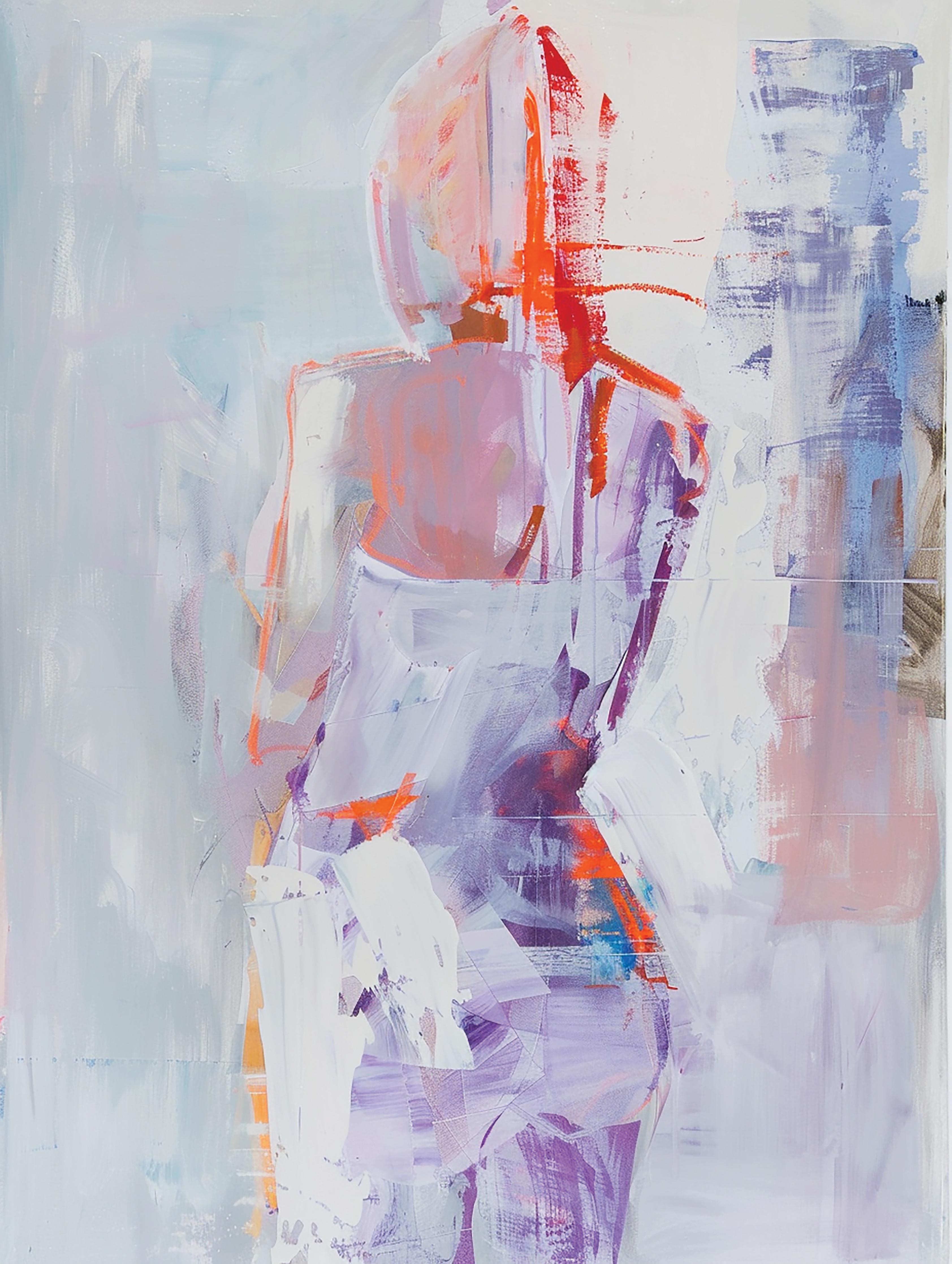 Abstrakte Eleganz in Pastell